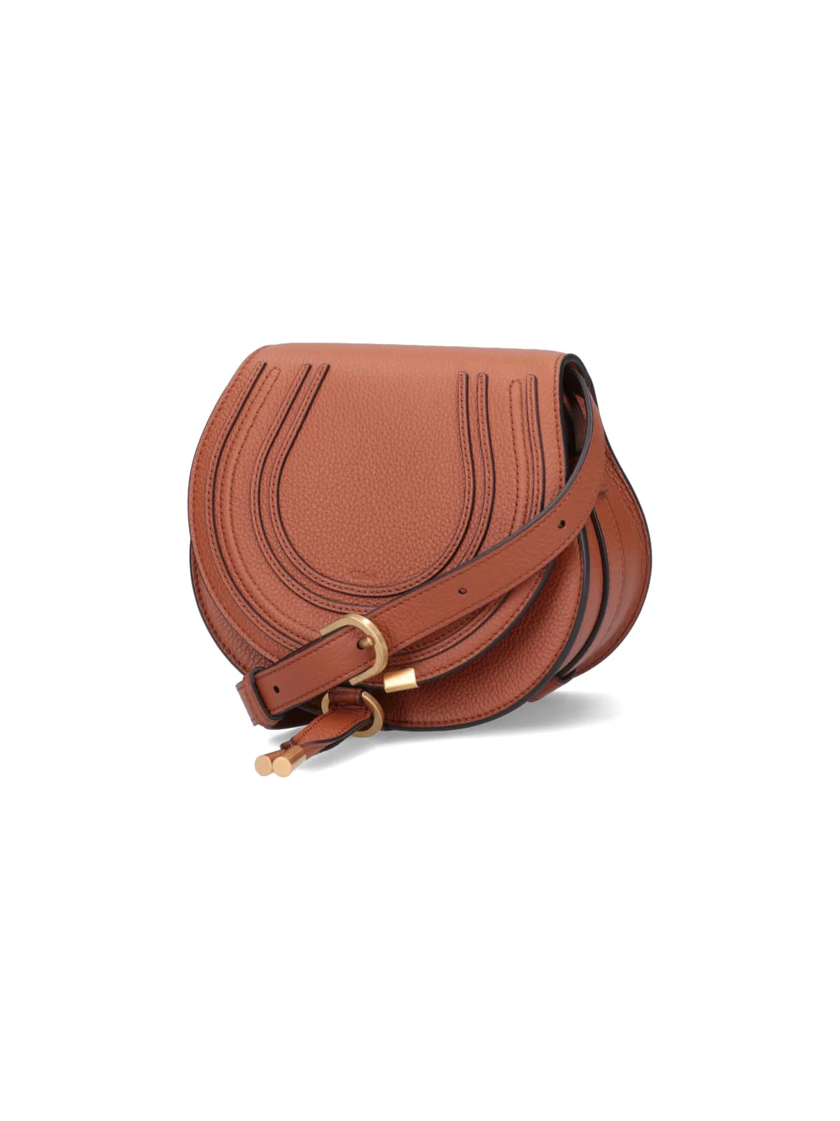 Chloé Marcie Shoulder Bag - Marrone - Image 2