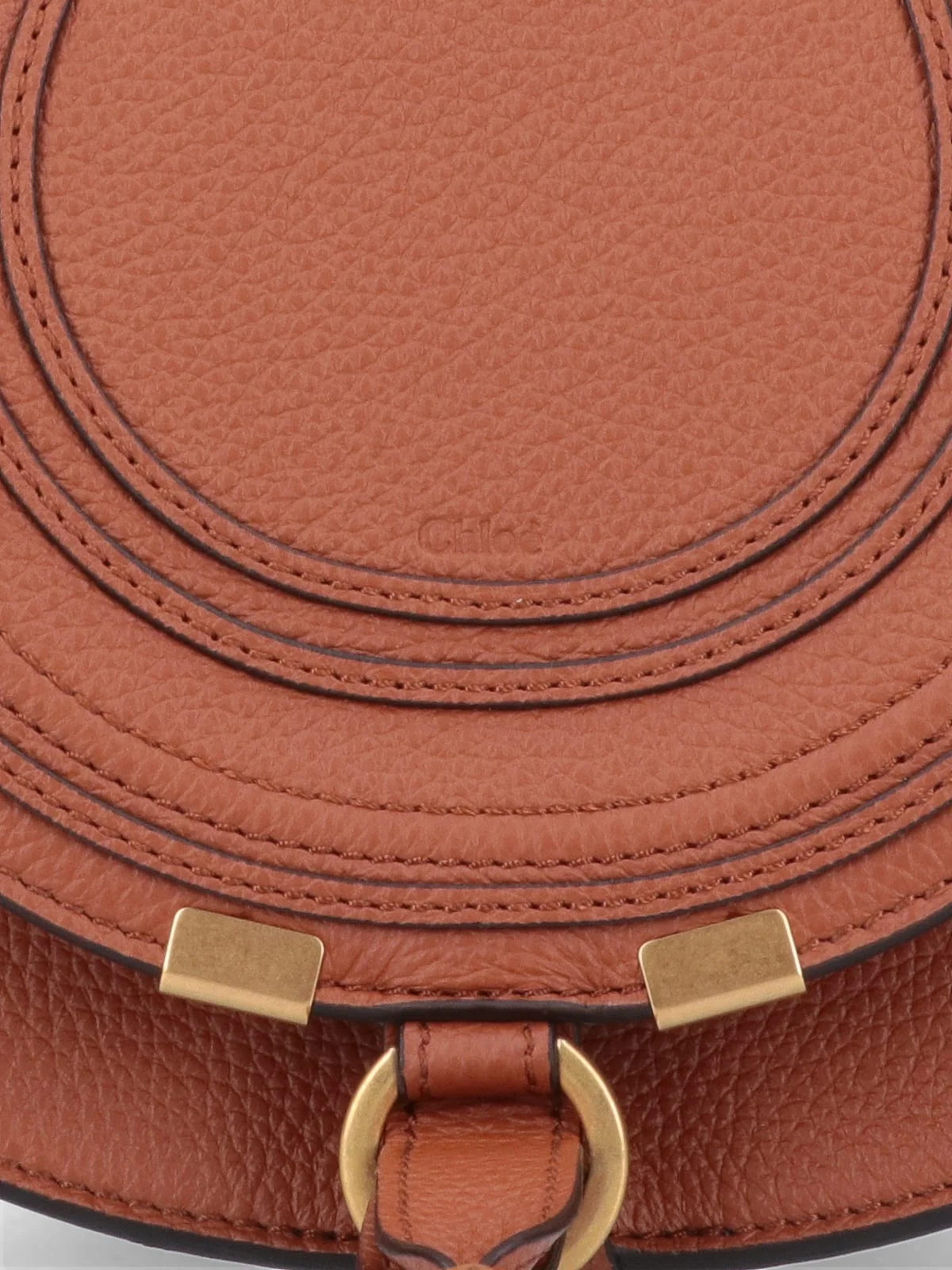 Chloé Marcie Shoulder Bag - Marrone - Image 4