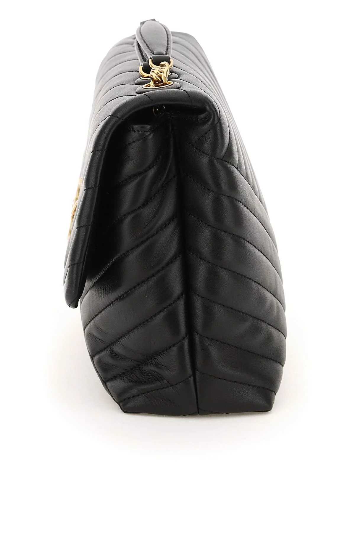 Tory Burch Kira Chevron Convertible Shoulder Bag - Black - Image 3