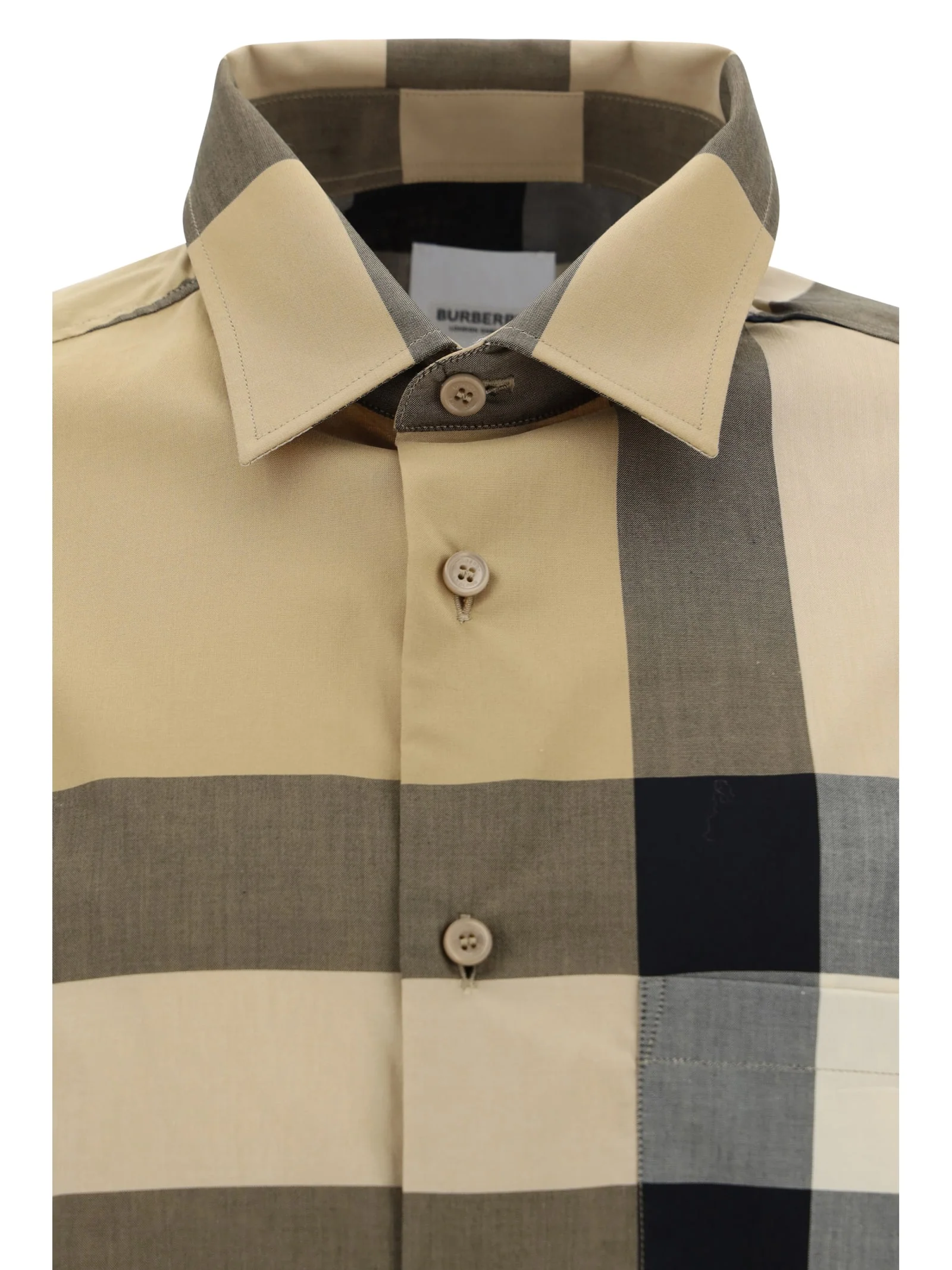 Burberry Summerton Shirt - Neutrals/Brown - Image 3