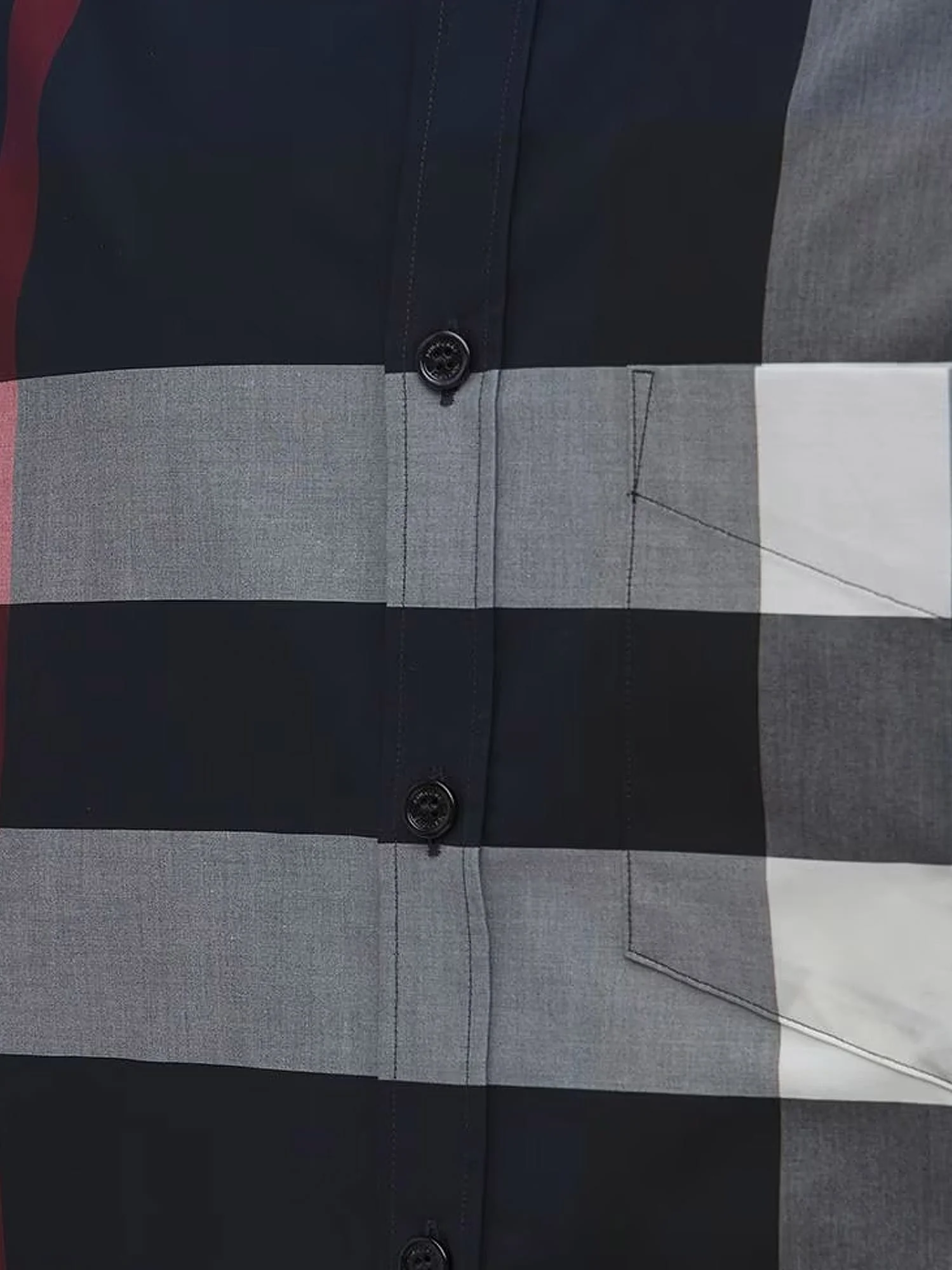 Burberry Shirt - Blue/Red - Image 3
