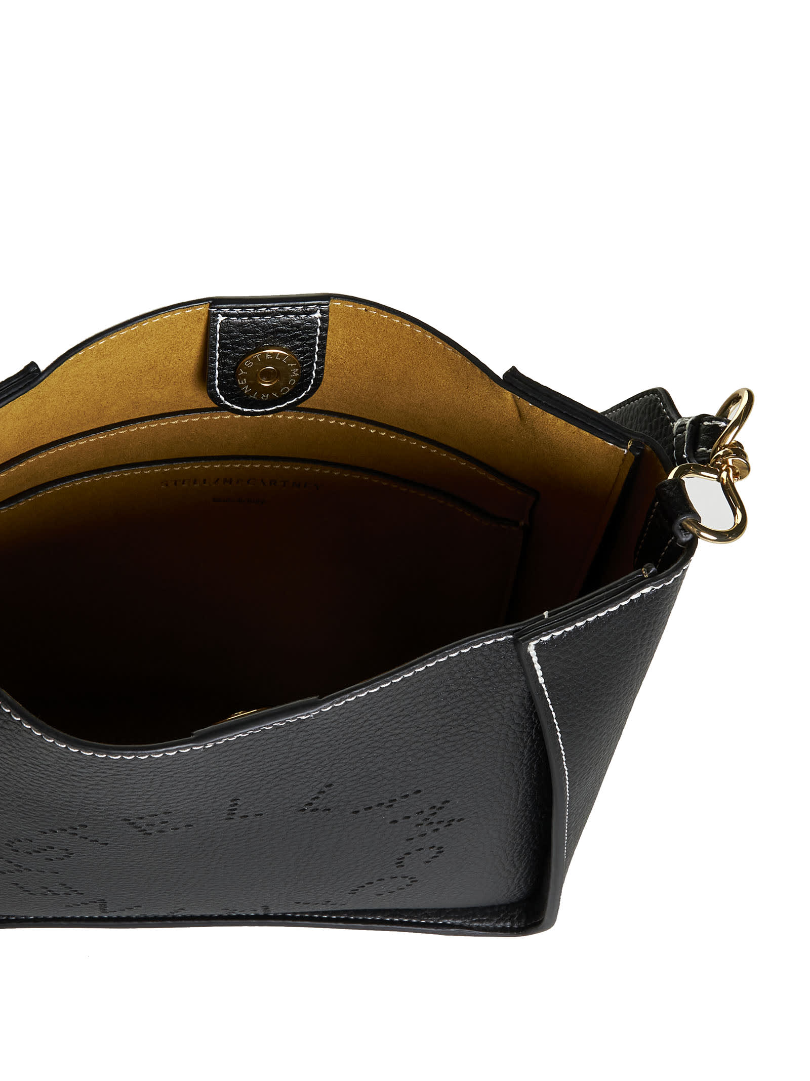 STELLA MCCARTNEY Stella Logo Crossbody Bag - Black - Image 5