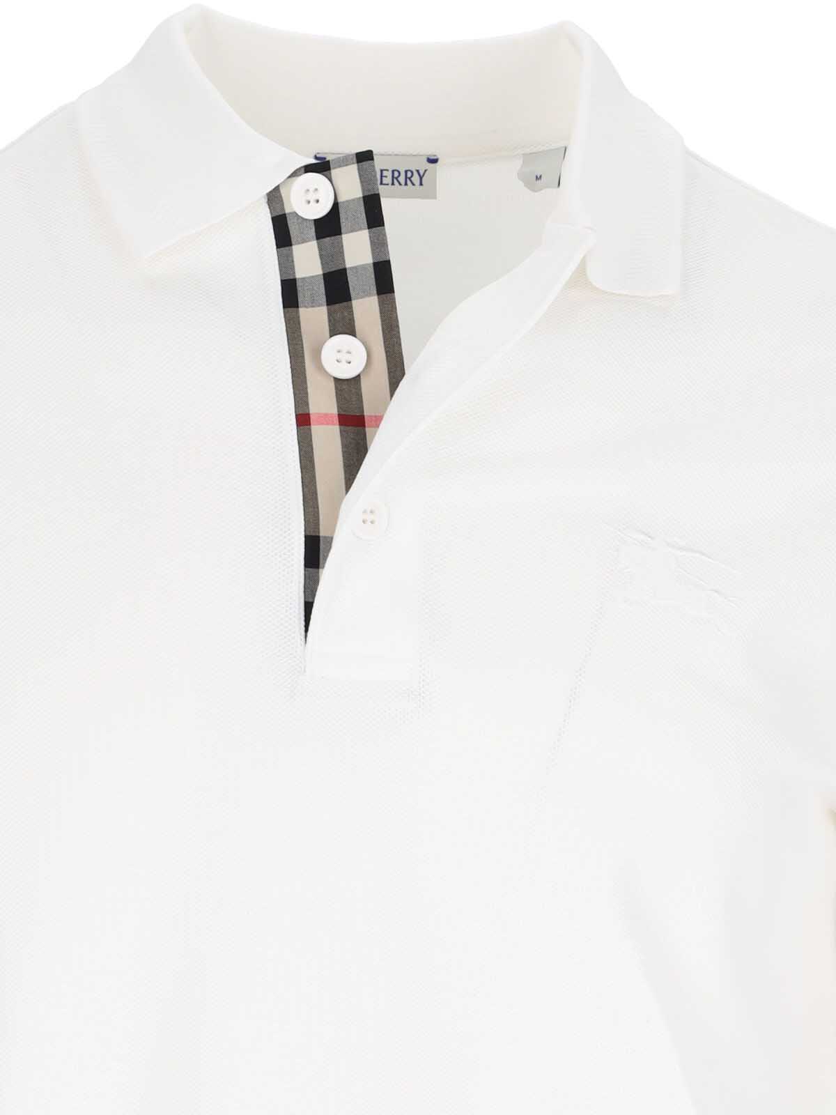 Burberry EKD Polo Shirt - White - Image 3