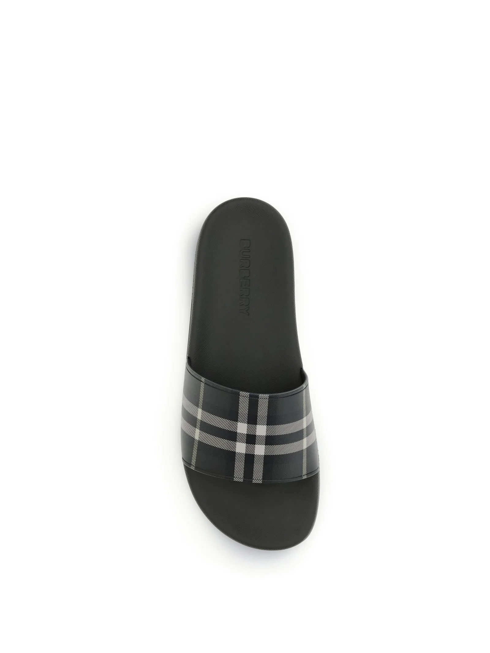 Burberry Rubber Check Slippers - Image 4