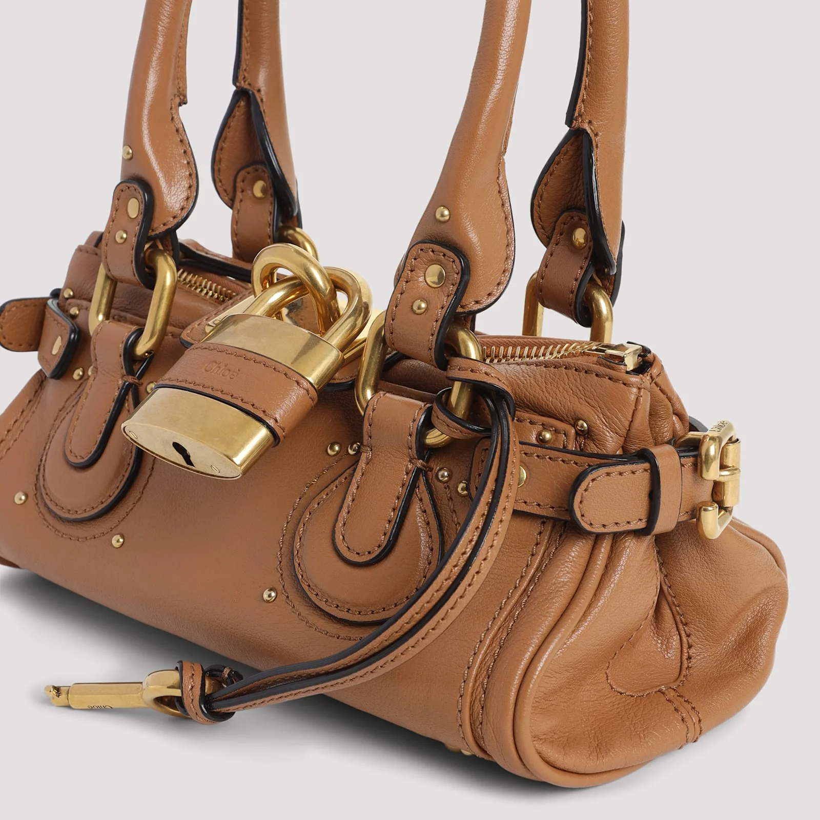 Chloé Paddington Handbag - Mustang Brown - Image 5