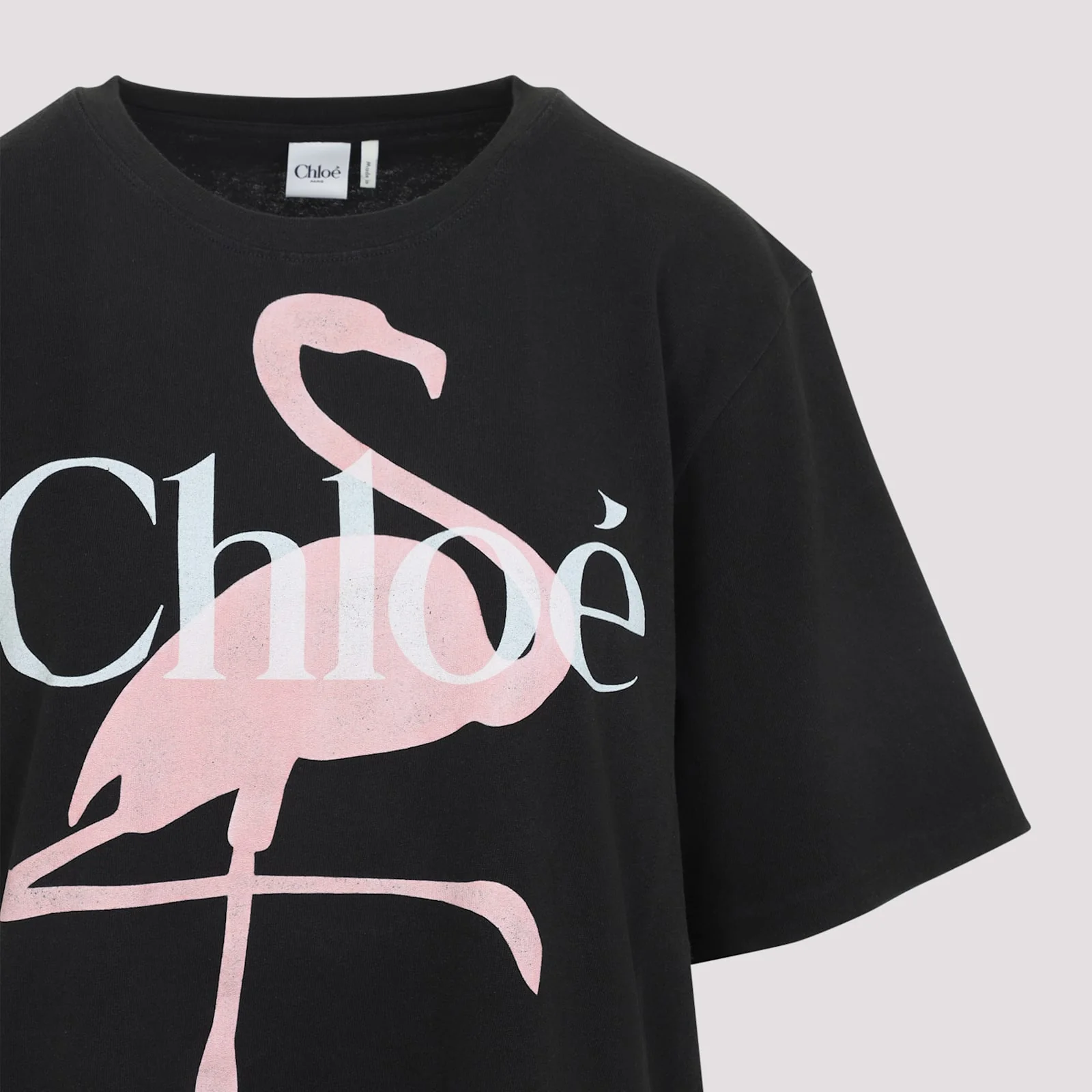 Chloé Cotton T-shirt - Black - Image 5