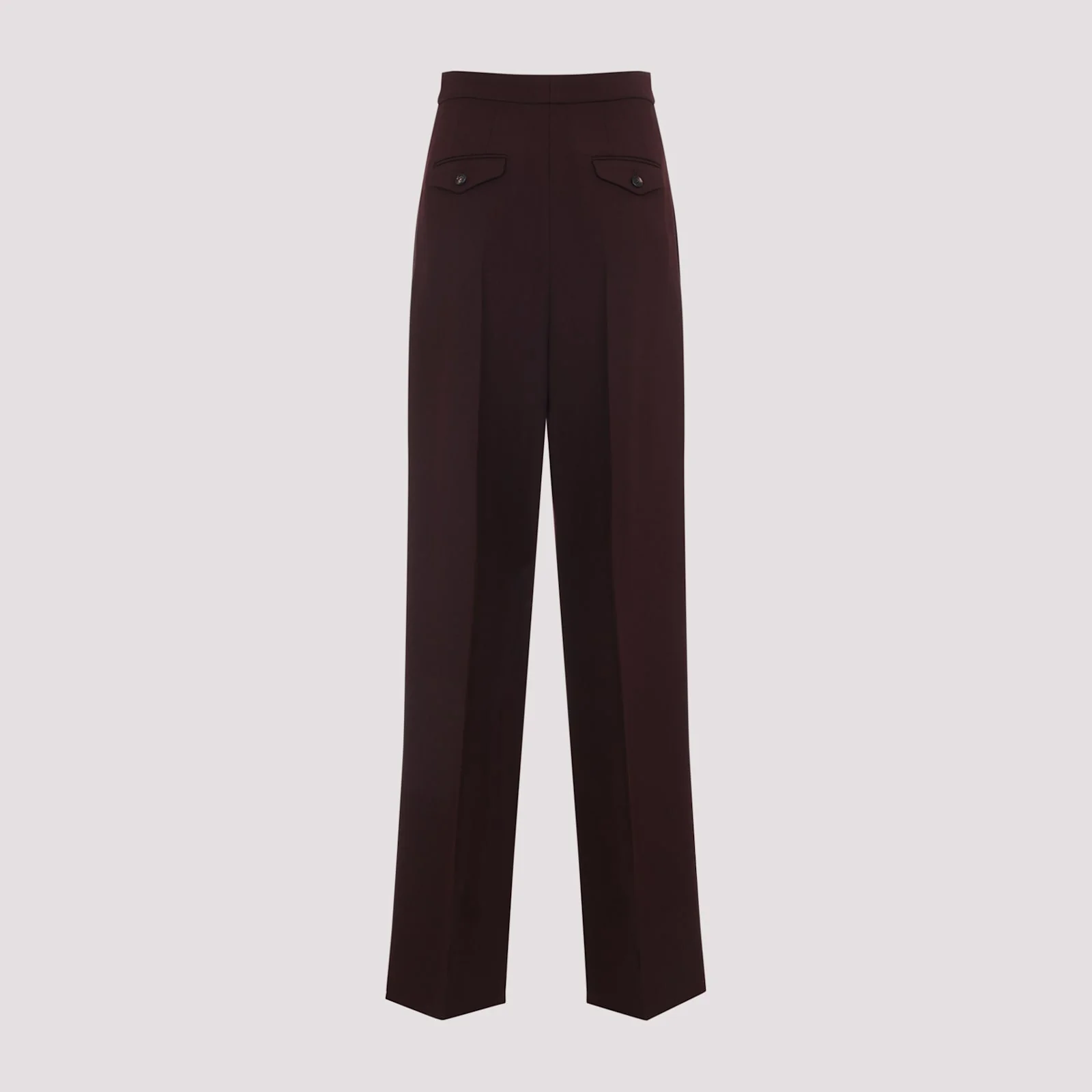 Chloé Chlo Wool Pants - B Deep Purple - Image 4