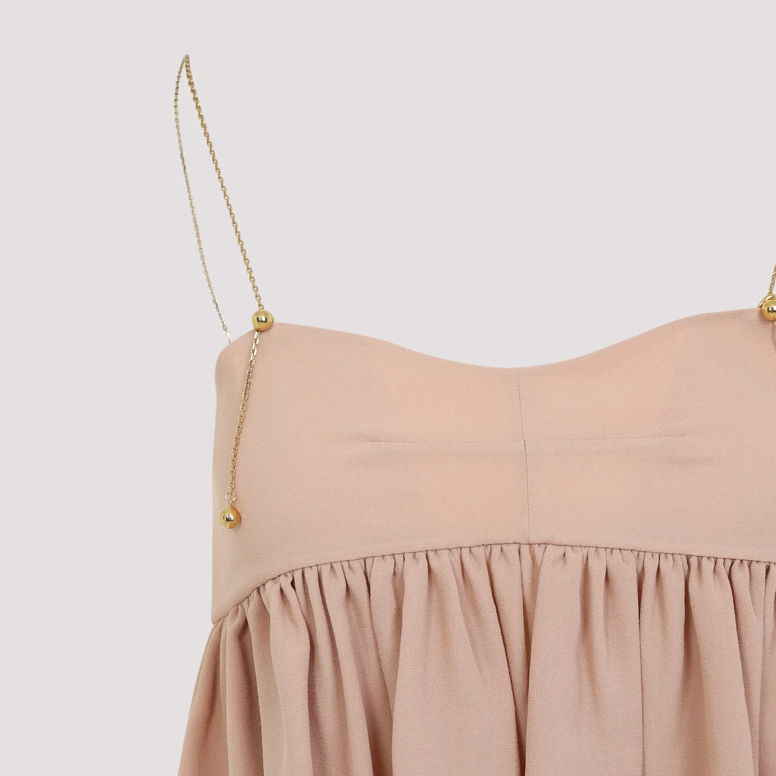 Chloé Silk Top - Biscuit Pink - Image 5