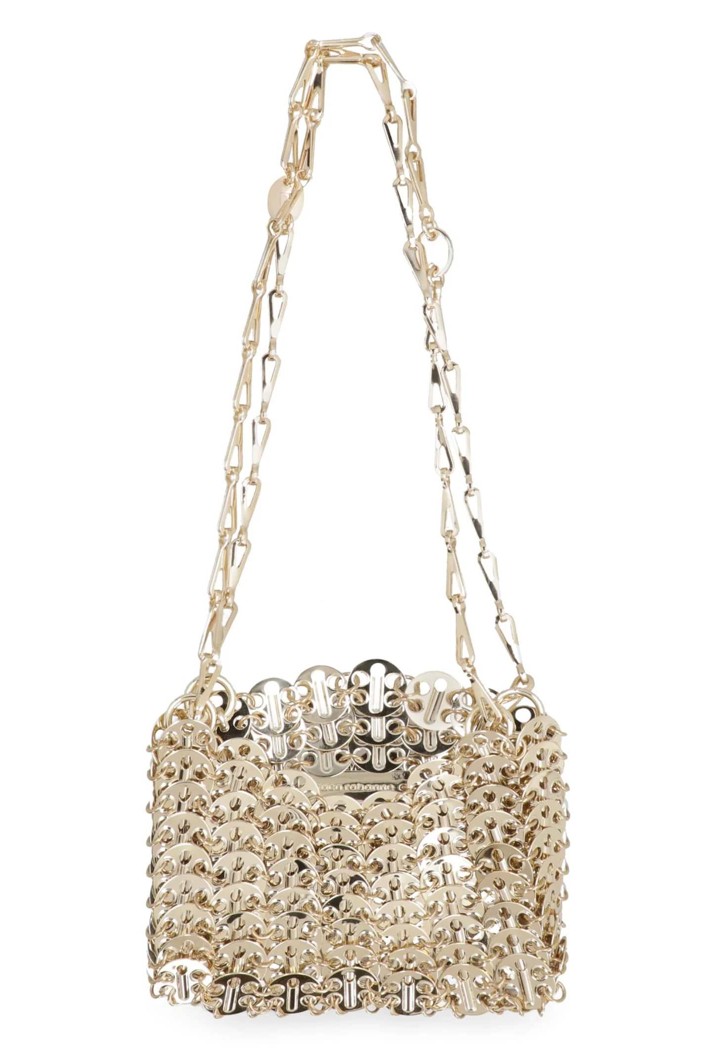 Rabanne Iconic 1969 Nano Shoulder Bag - Gold - Image 3