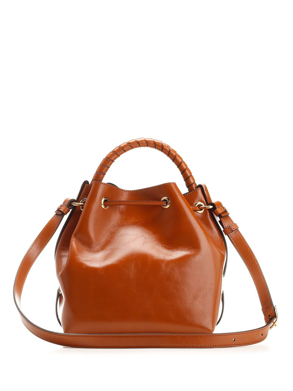 Chloé Marcie Bucket Bag - Brown - Image 3