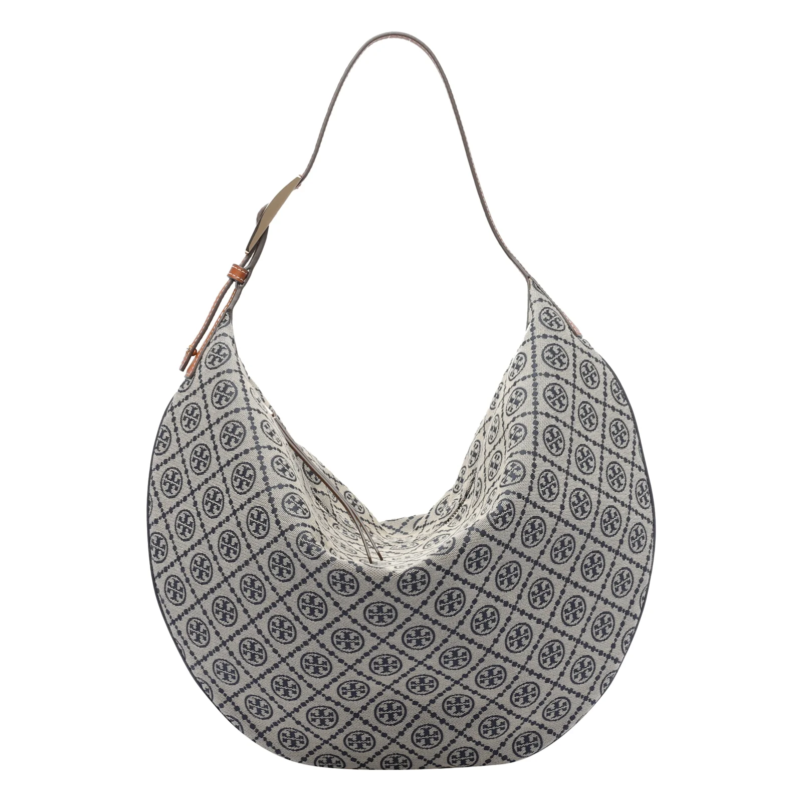 Tory Burch T Monogram Balloon Shoulder Bag - Torynavy