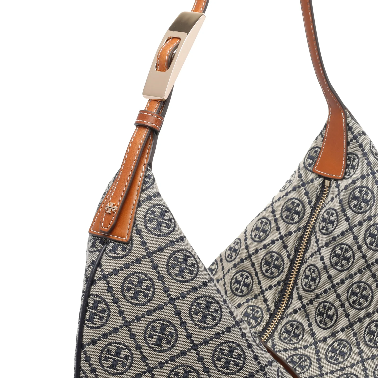 Tory Burch T Monogram Balloon Shoulder Bag - Torynavy - Image 4