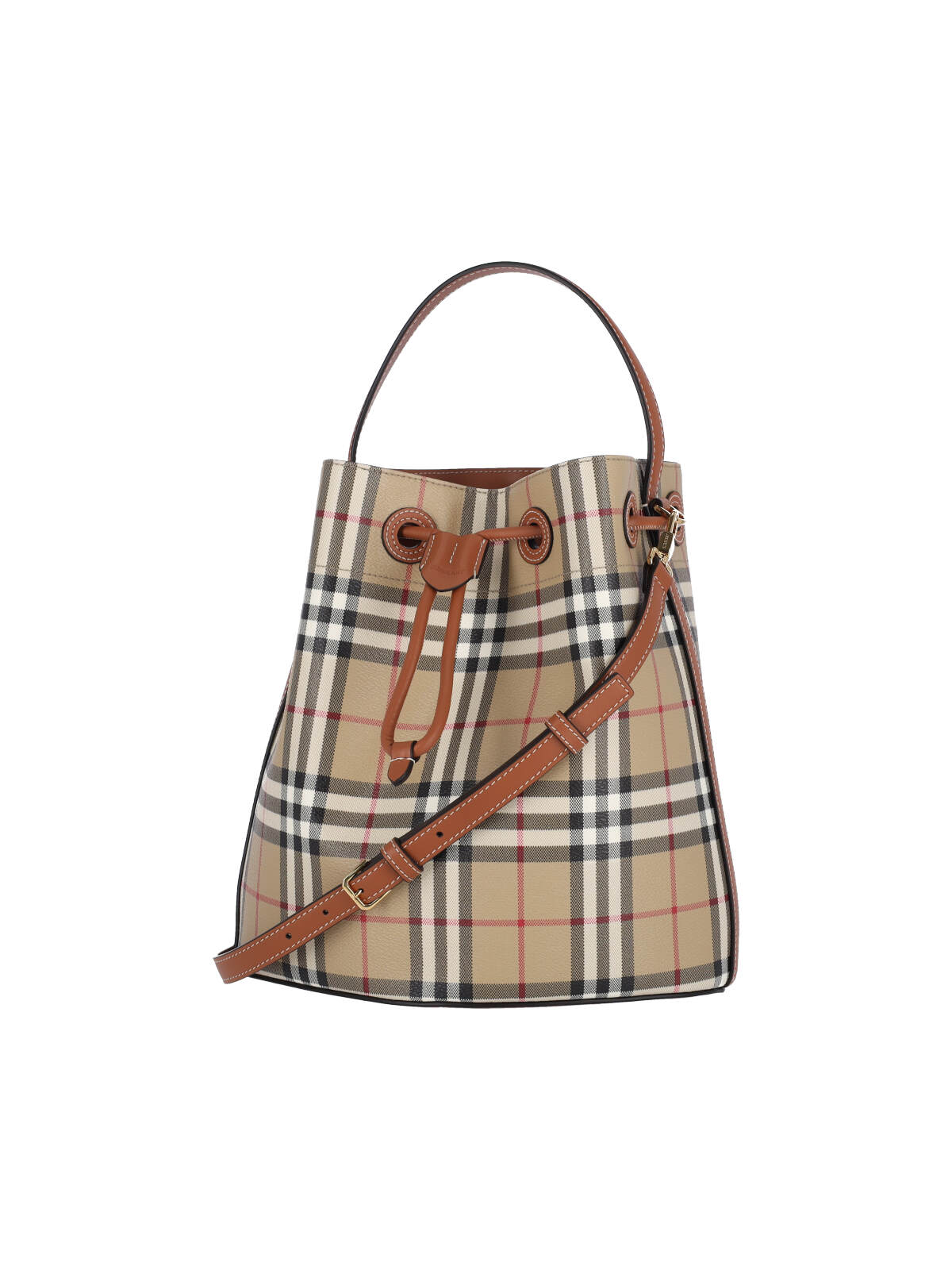 Burberry Small Bucket Bag TB - VNTGCHKBRIARBROWN - Image 2