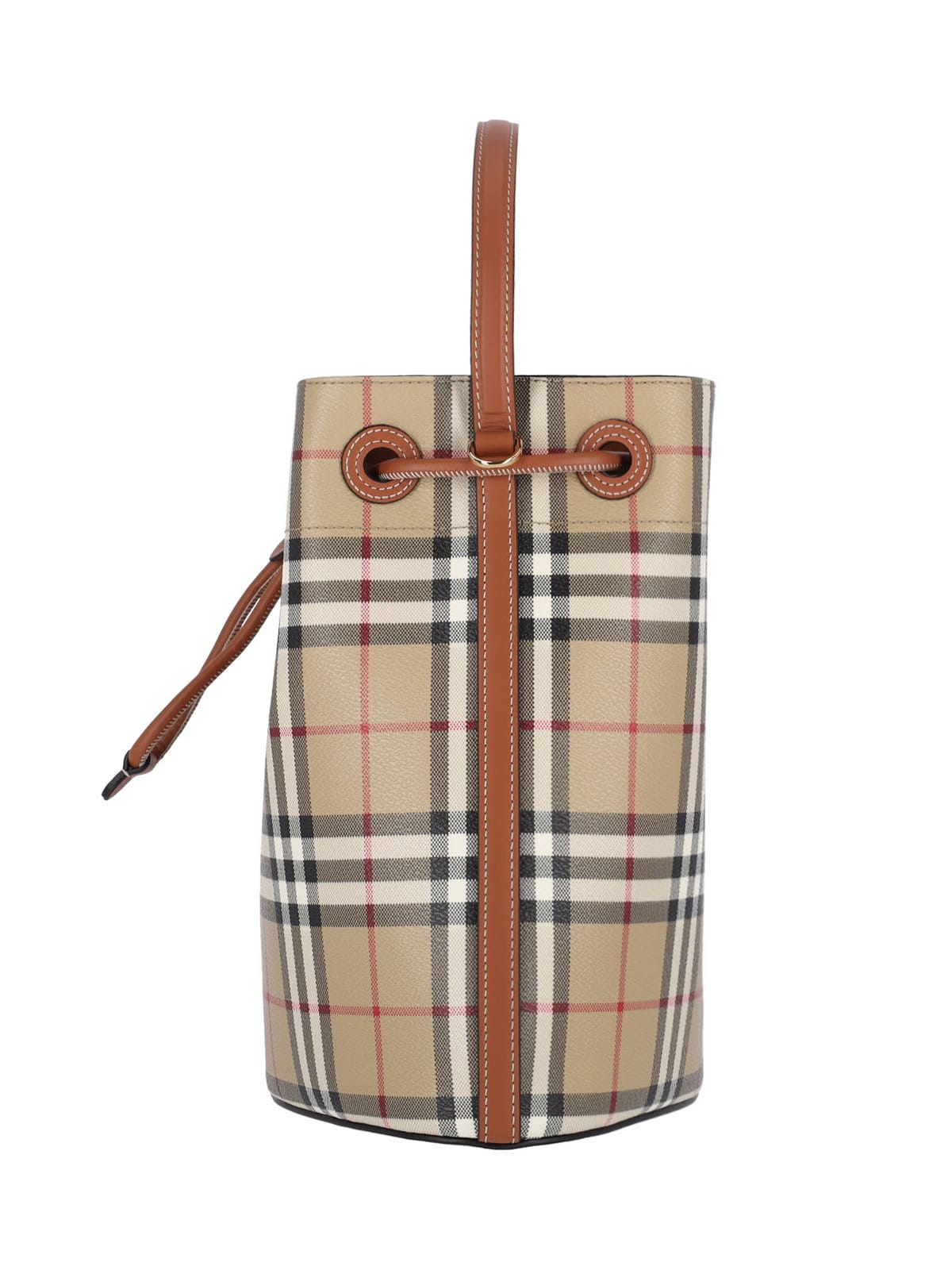 Burberry Small Bucket Bag TB - VNTGCHKBRIARBROWN - Image 5