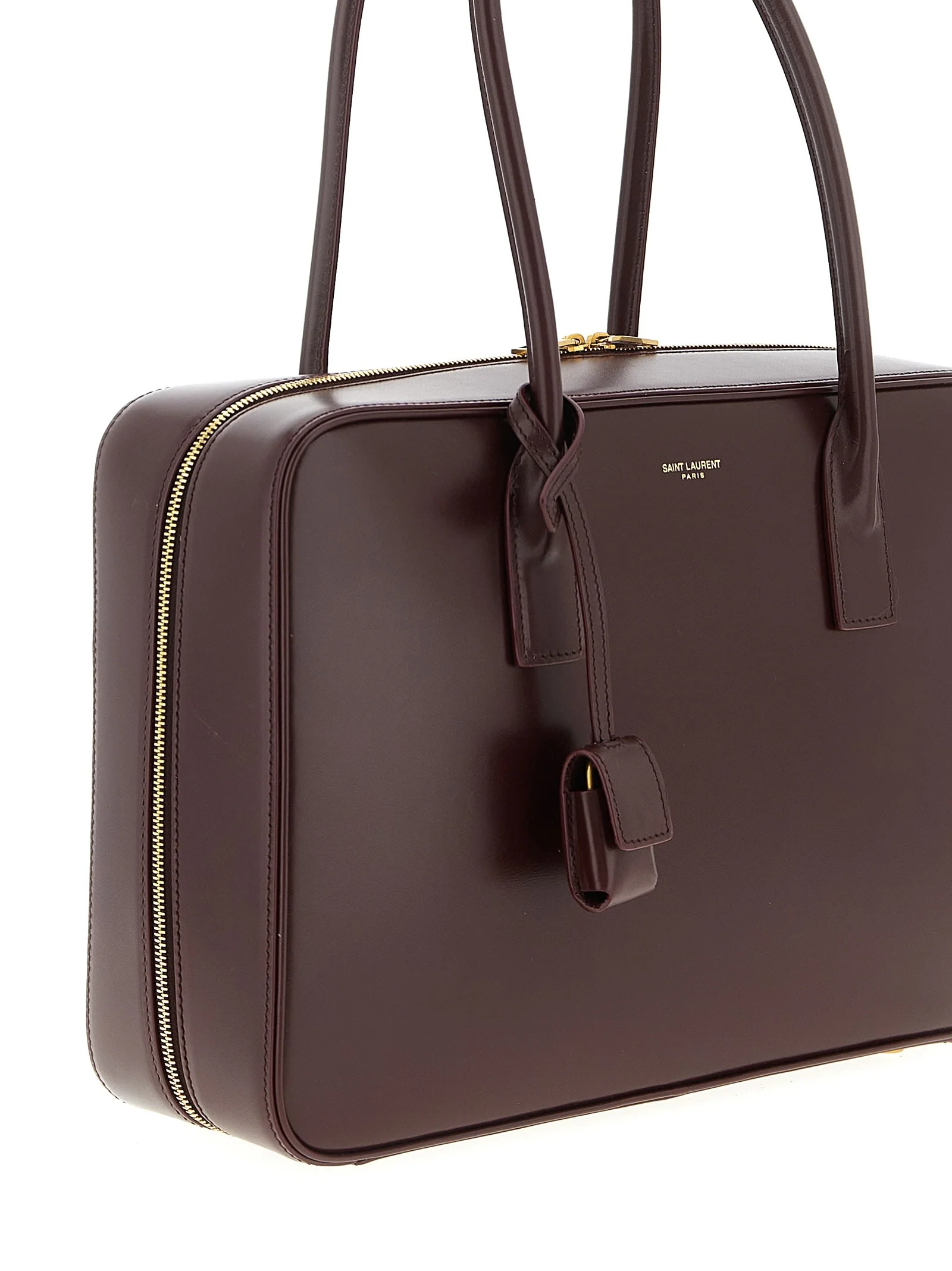 Saint Laurent Sac De Jour In Box Shoulder Bag - Red - Image 3