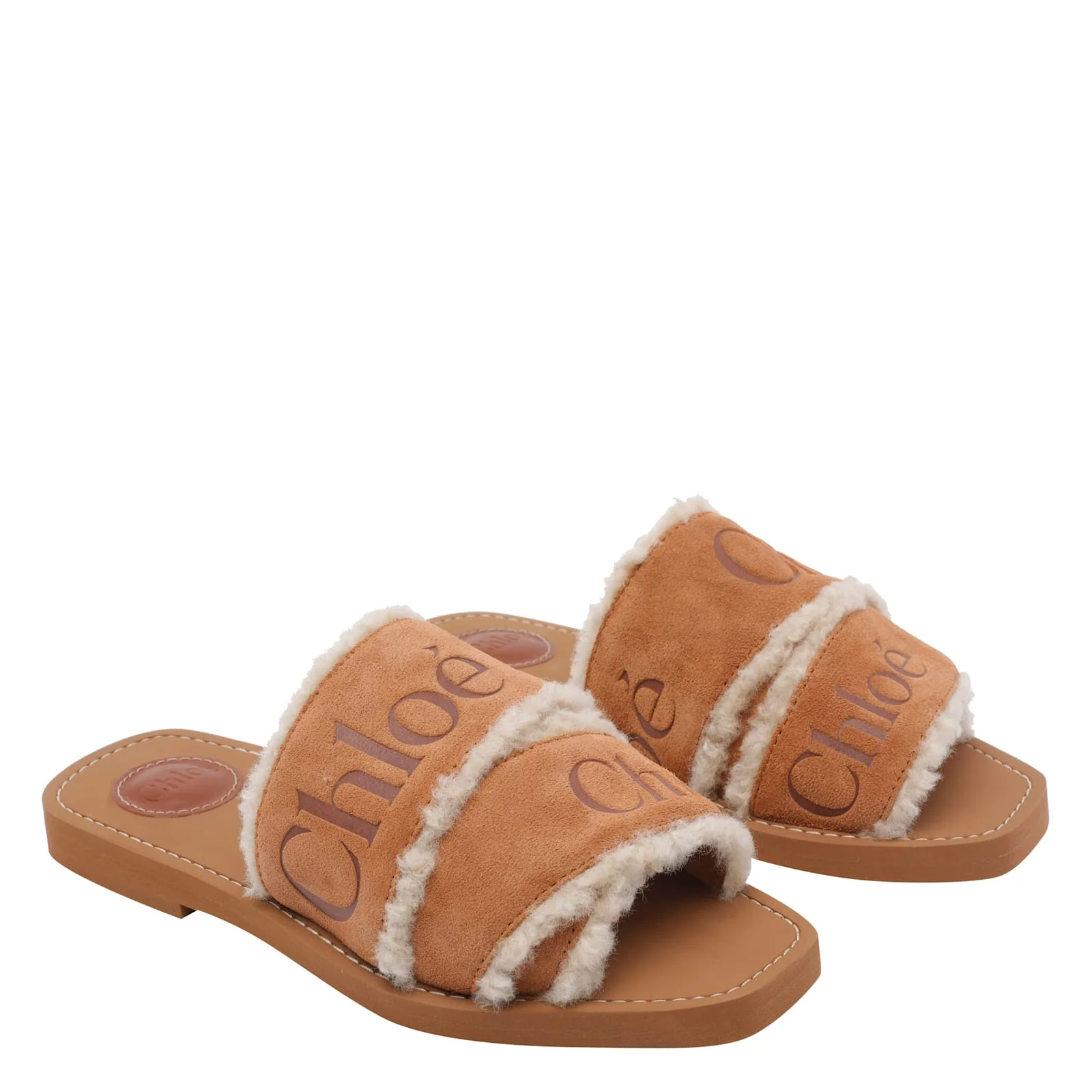 Chloé Woody Sandals - Brown - Image 2