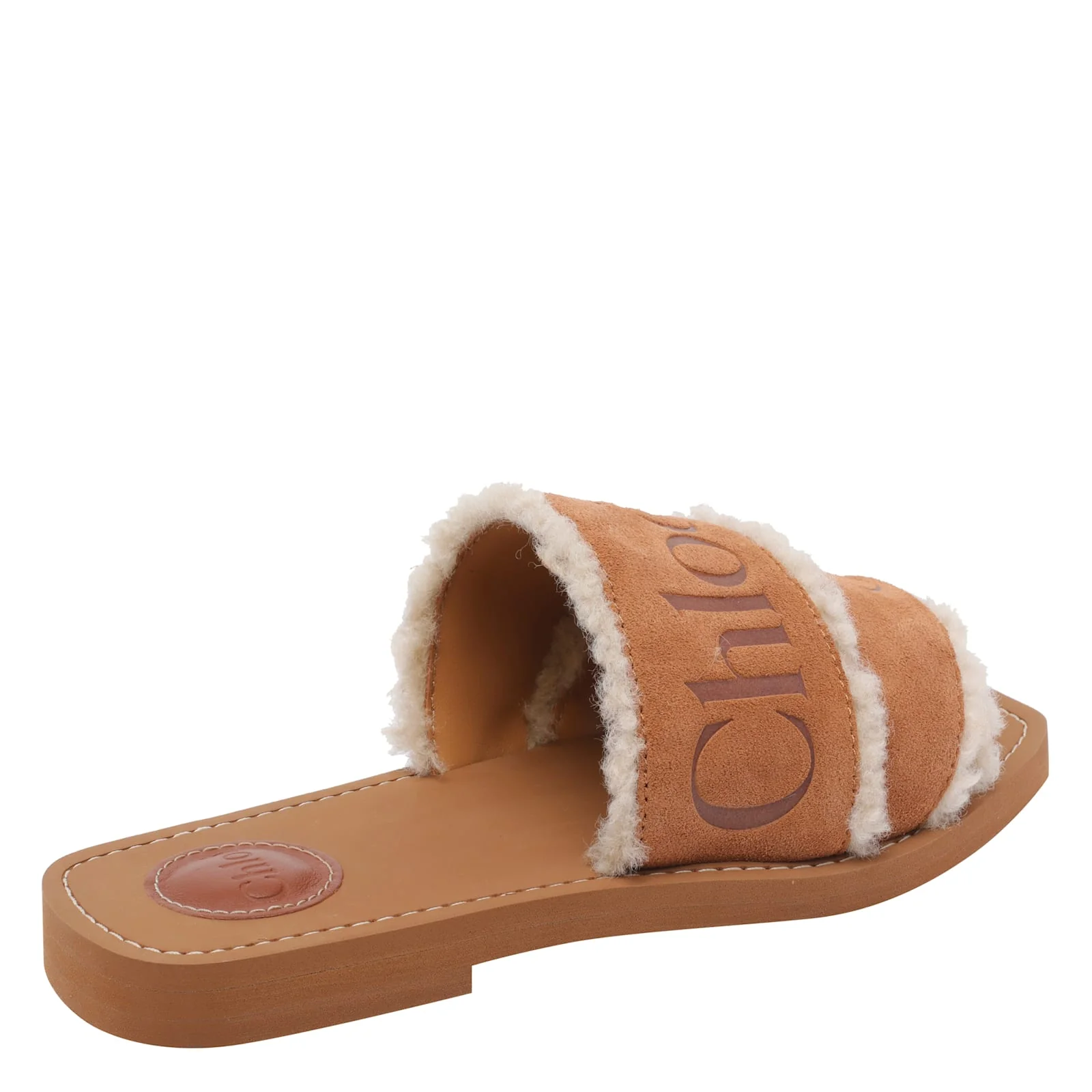 Chloé Woody Sandals - Brown - Image 3
