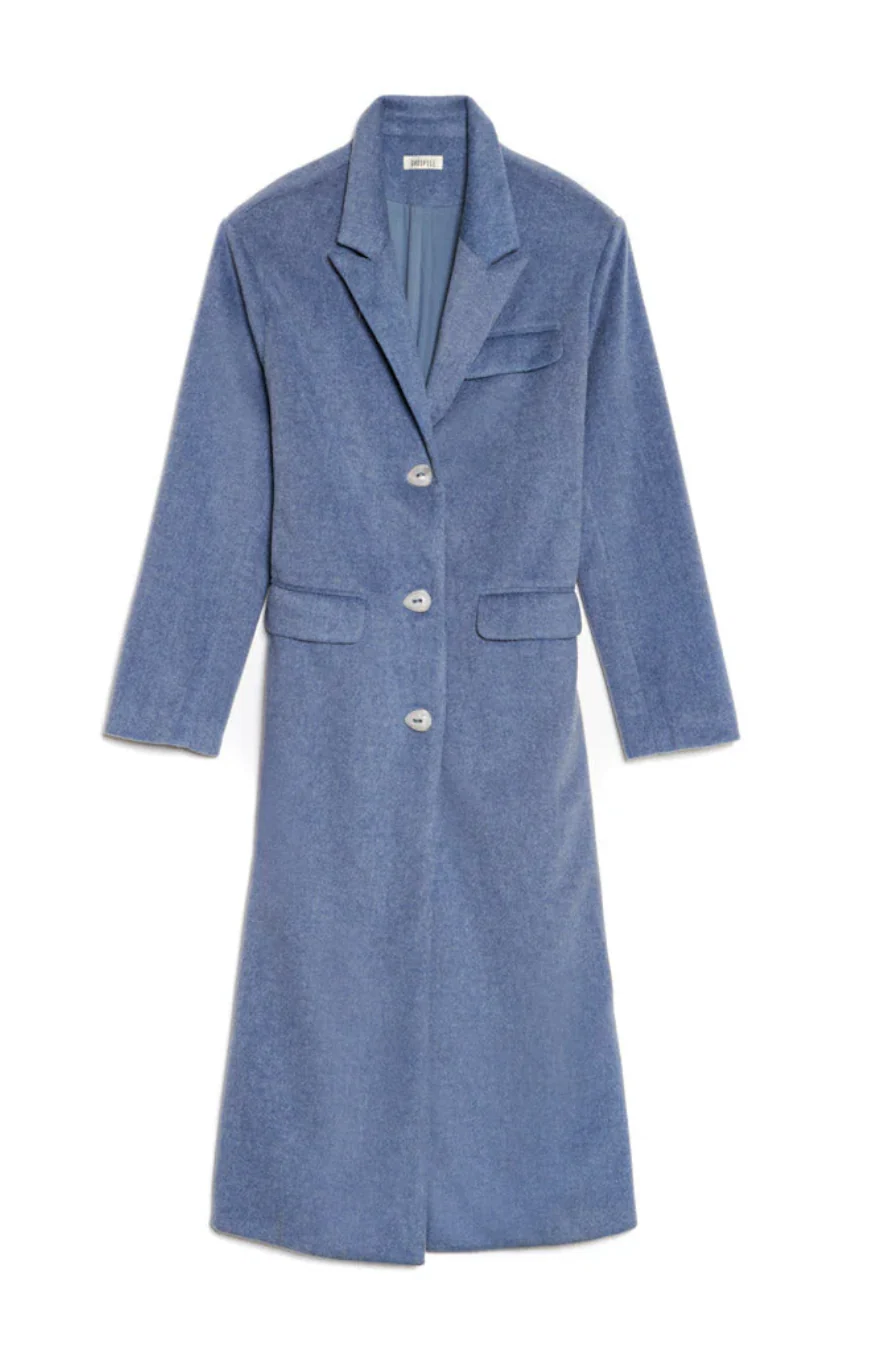 Ghospell Sabra Blazer Coat - Cloud Blue - Image 3