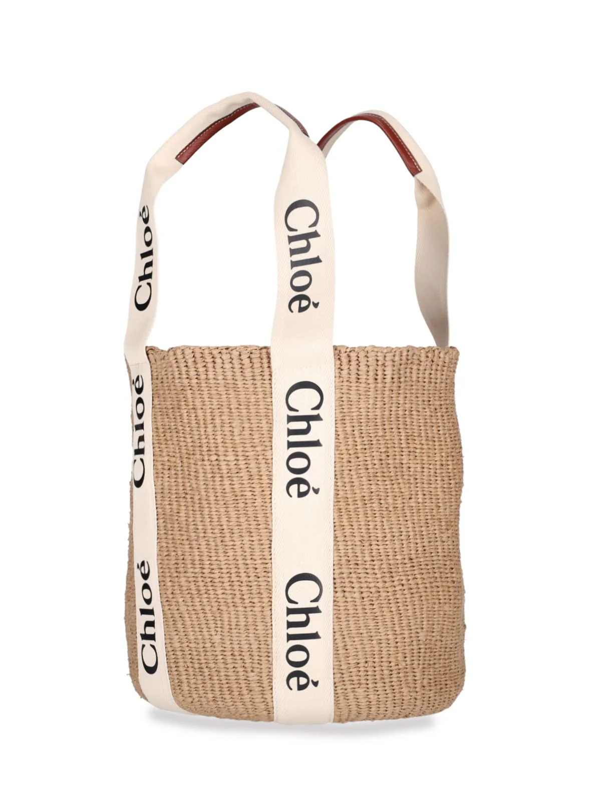 Chloé Woody Tote Bag - Bianco - Image 2