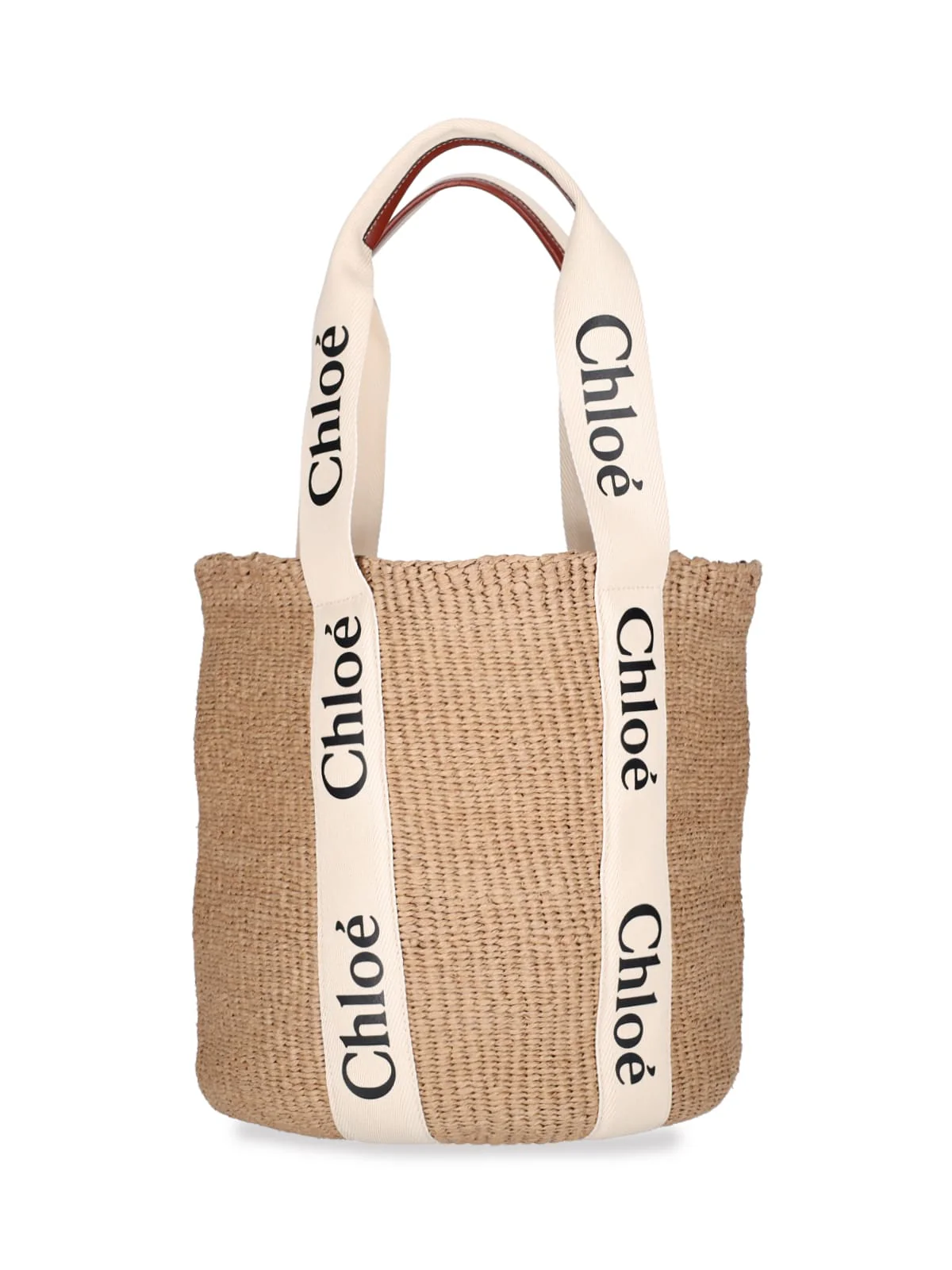 Chloé Woody Tote Bag - Bianco - Image 3