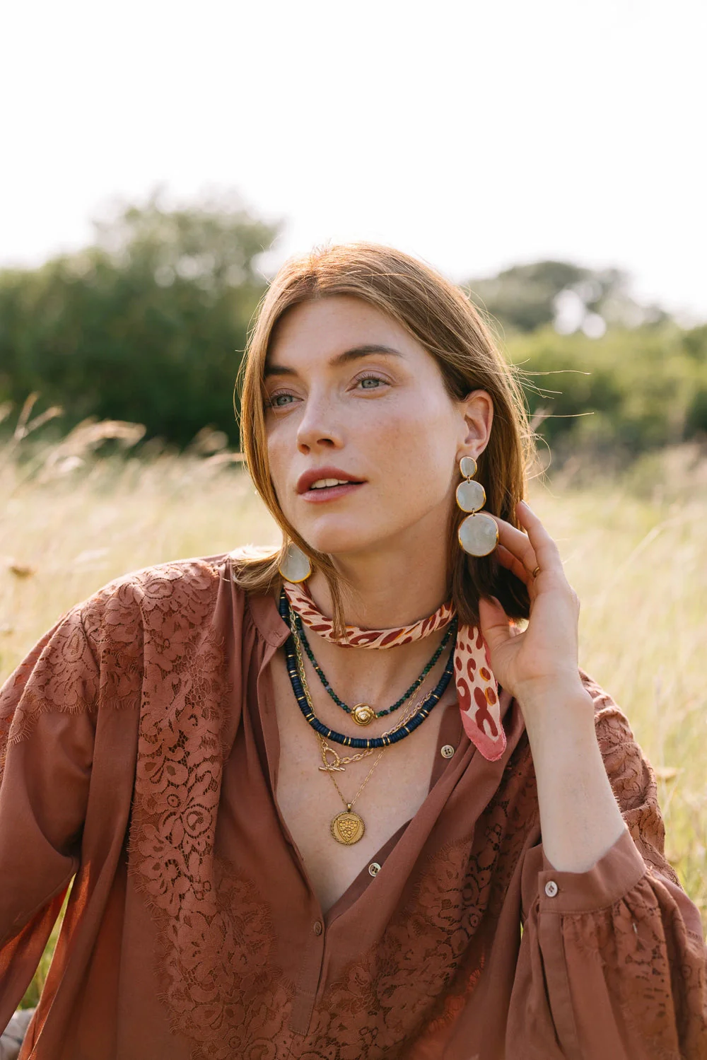 Noonday Collection Casted Snail Agate Necklace - Image 3