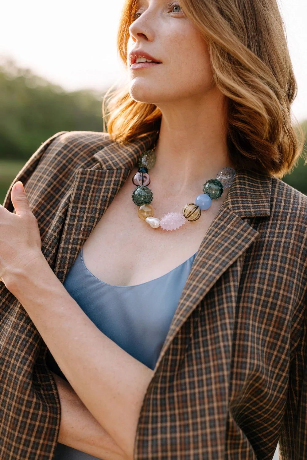 Noonday Collection Iris Glass Blown Necklace - Image 2