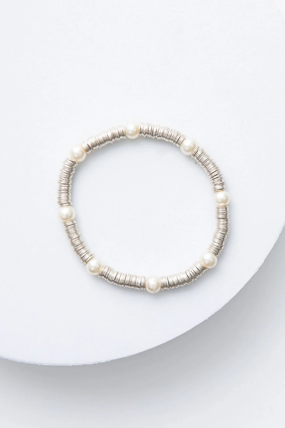 Noonday Collection Silver Sequin Bracelet