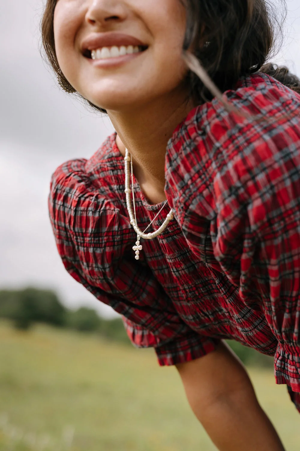 Noonday Collection Silver Sequin Necklace - Image 2