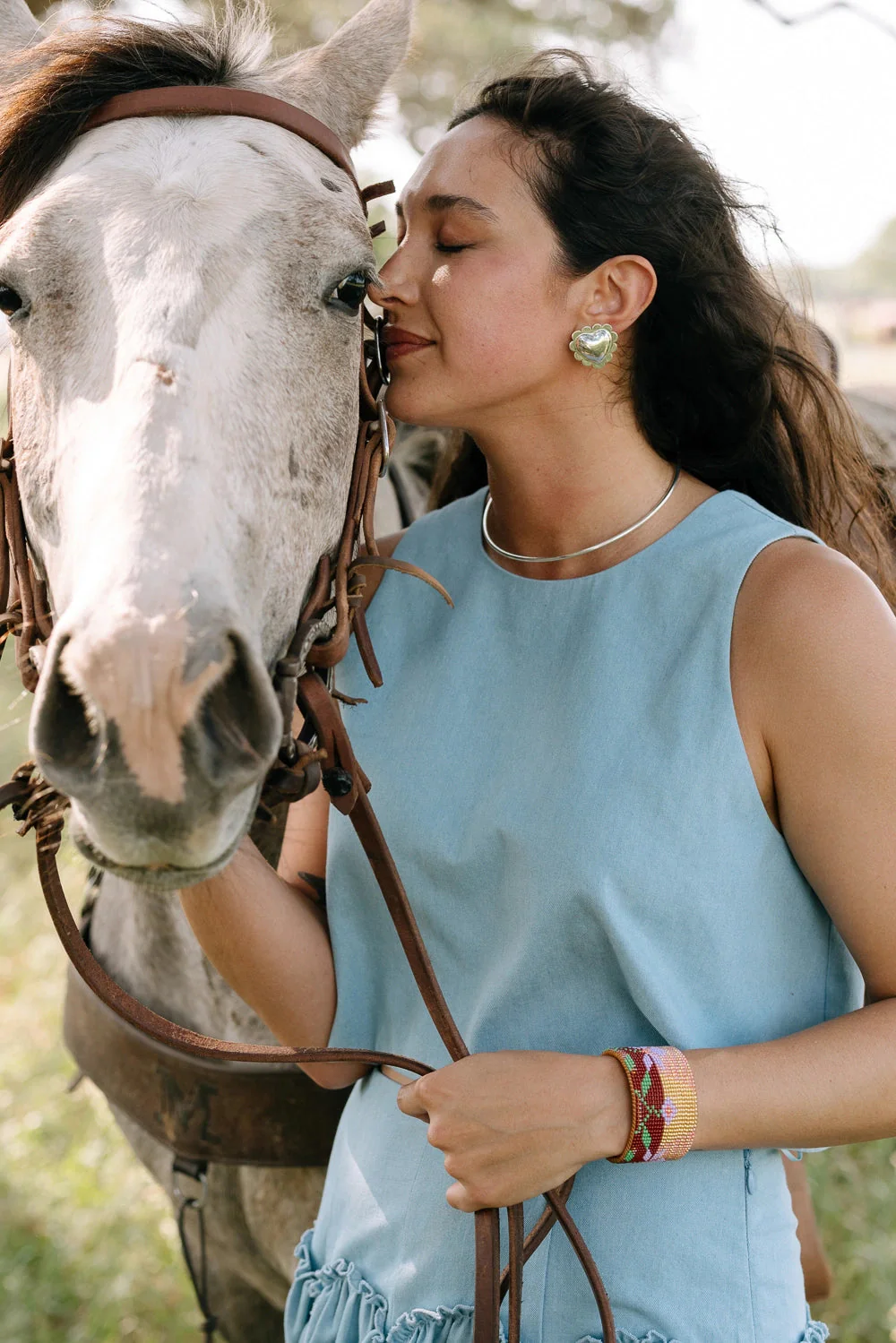 Noonday Collection Sleek Silver Collar Necklace - Image 2