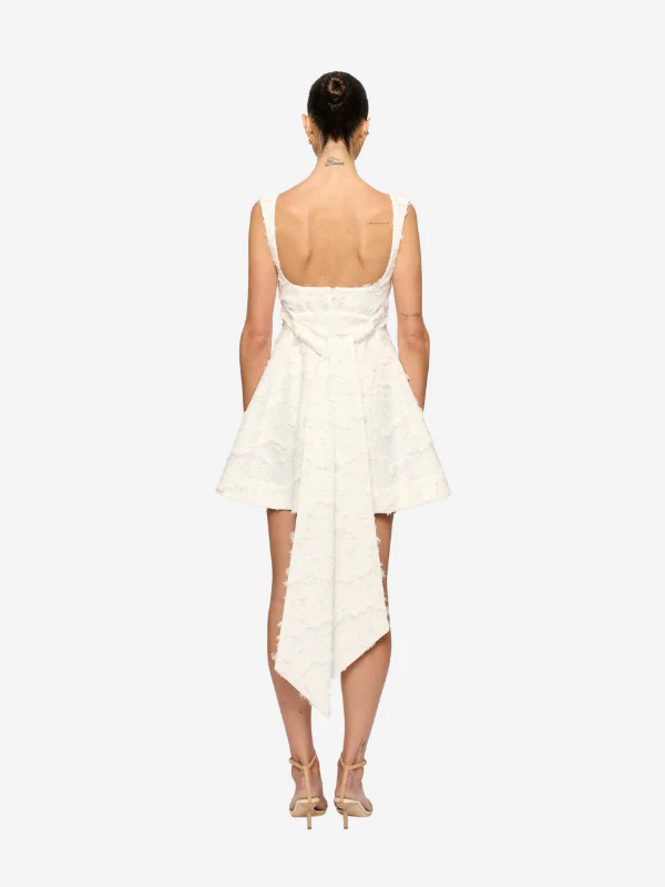 Clea Rue Jacquard Mini Dress - Image 4