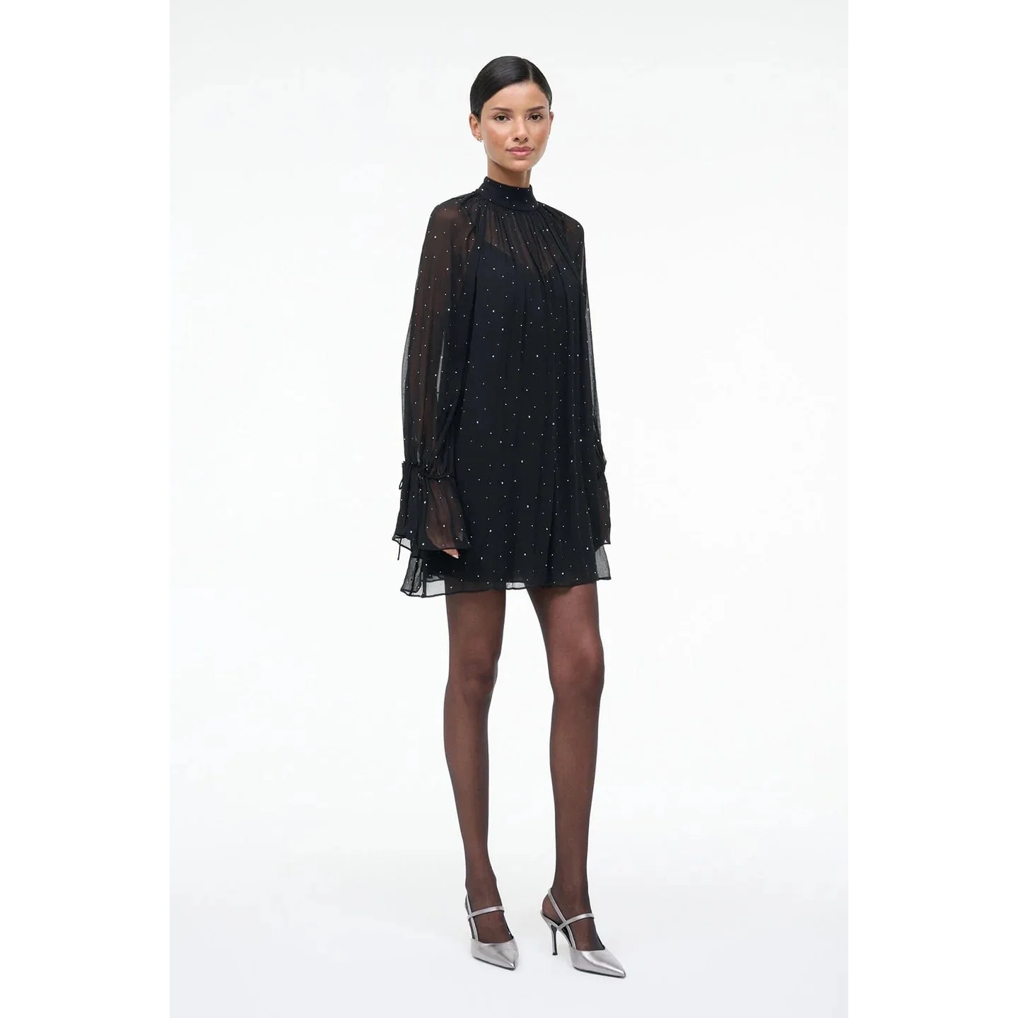 Staud Roux Dress - Black - Image 4