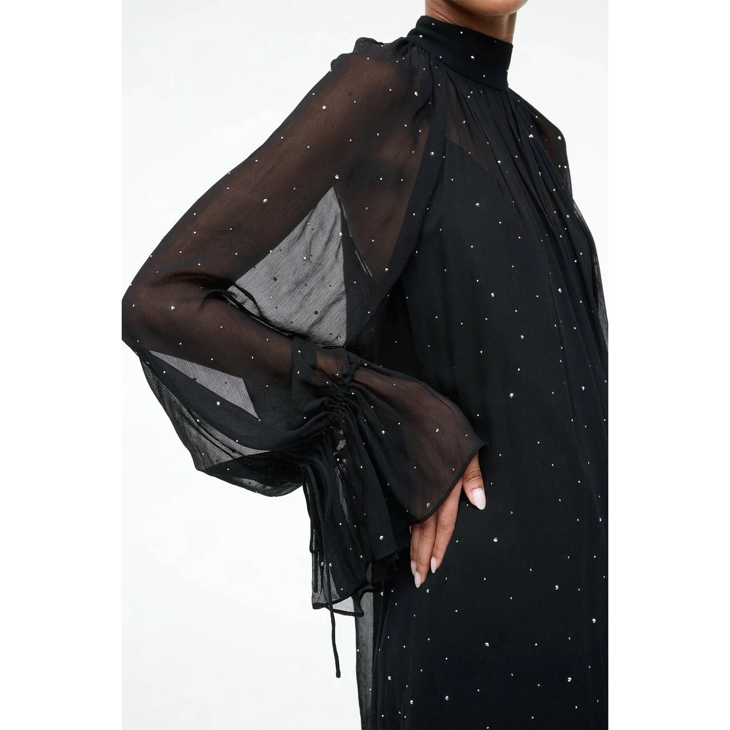 Staud Roux Dress - Black - Image 5