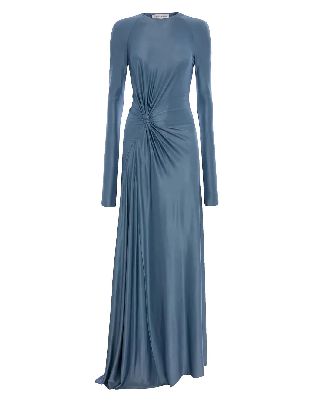Victoria Beckham Twist Waist Gown - Stone