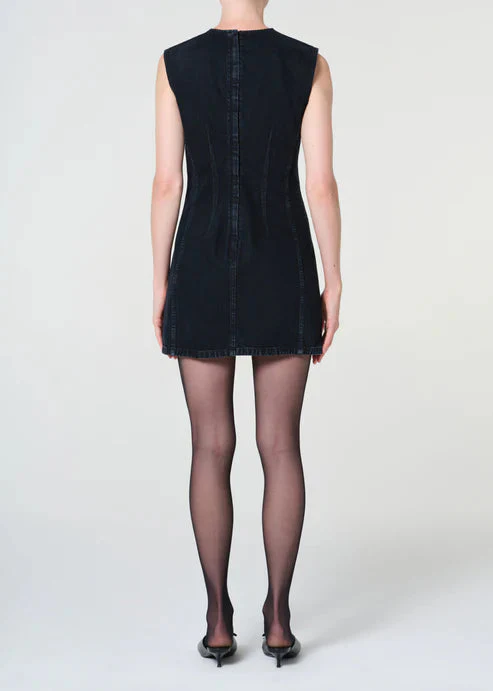 AGOLDE Barton Dress - Ink - Image 2