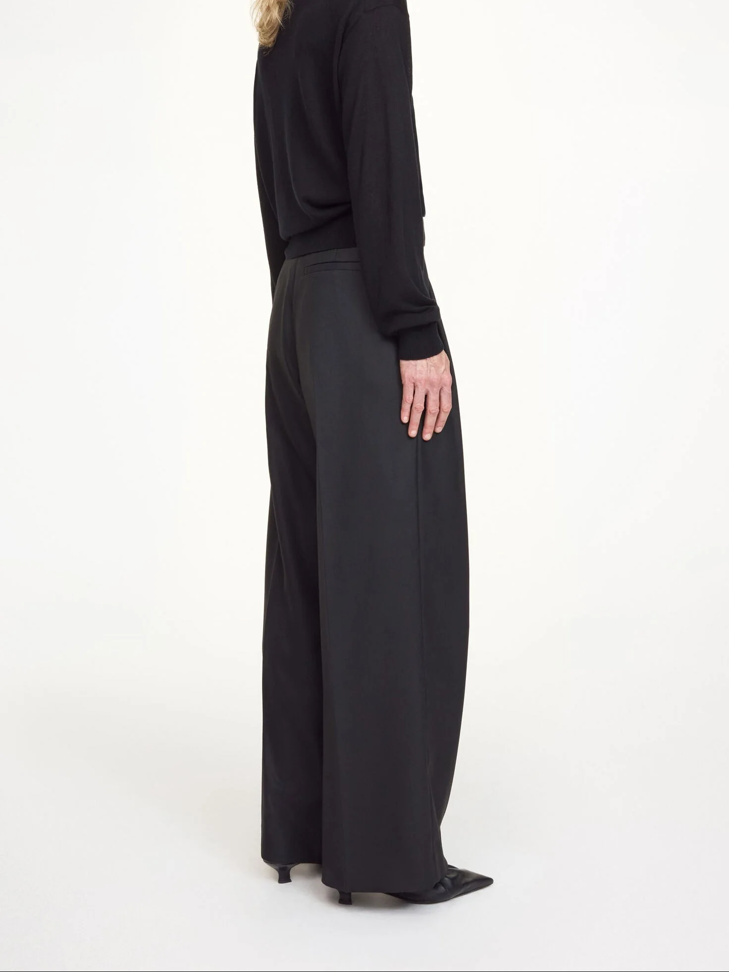 By Malene Birger Front Pleats High Waist Trouser - Image 2