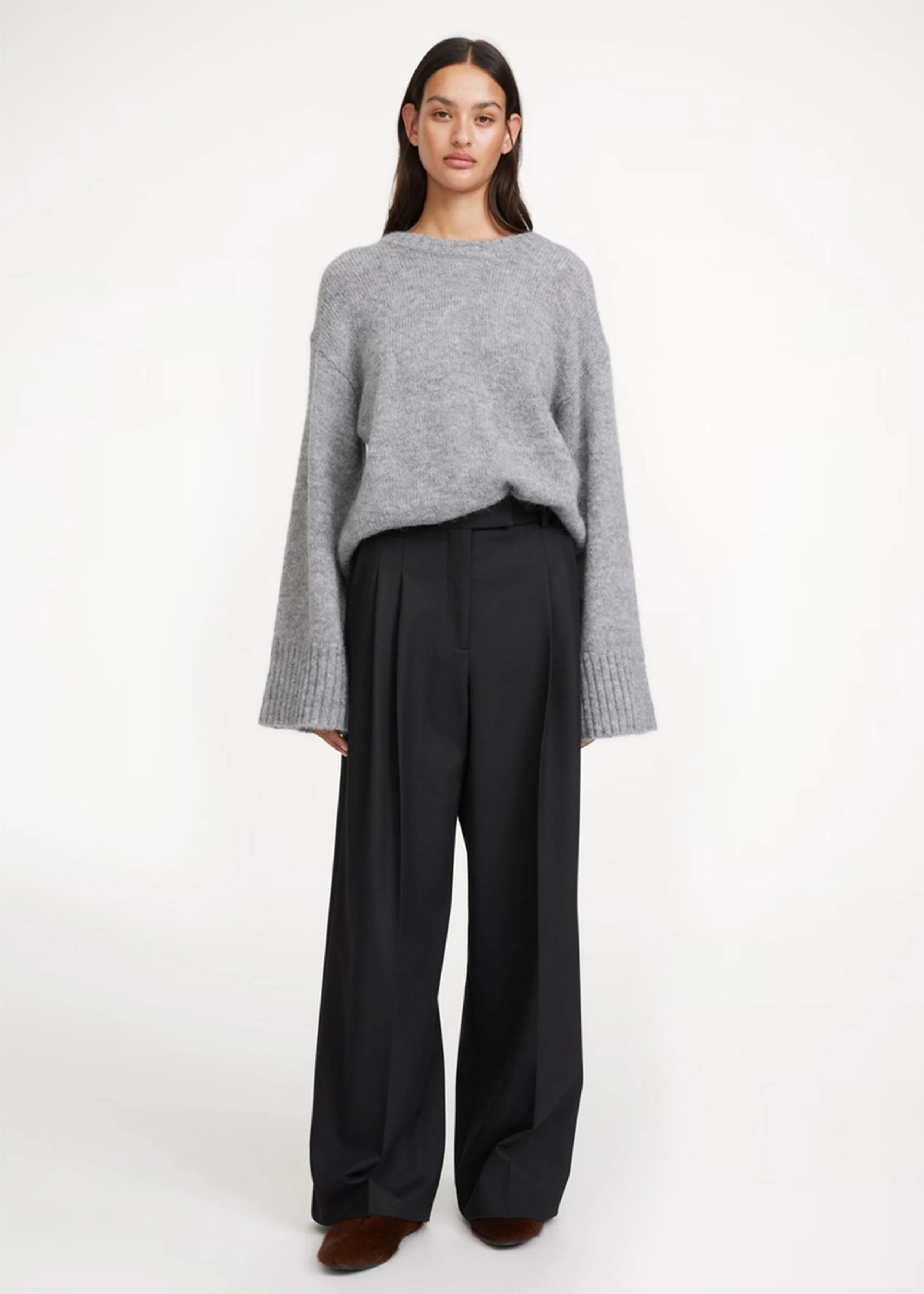 By Malene Birger Front Pleats High Waist Trouser - Image 3