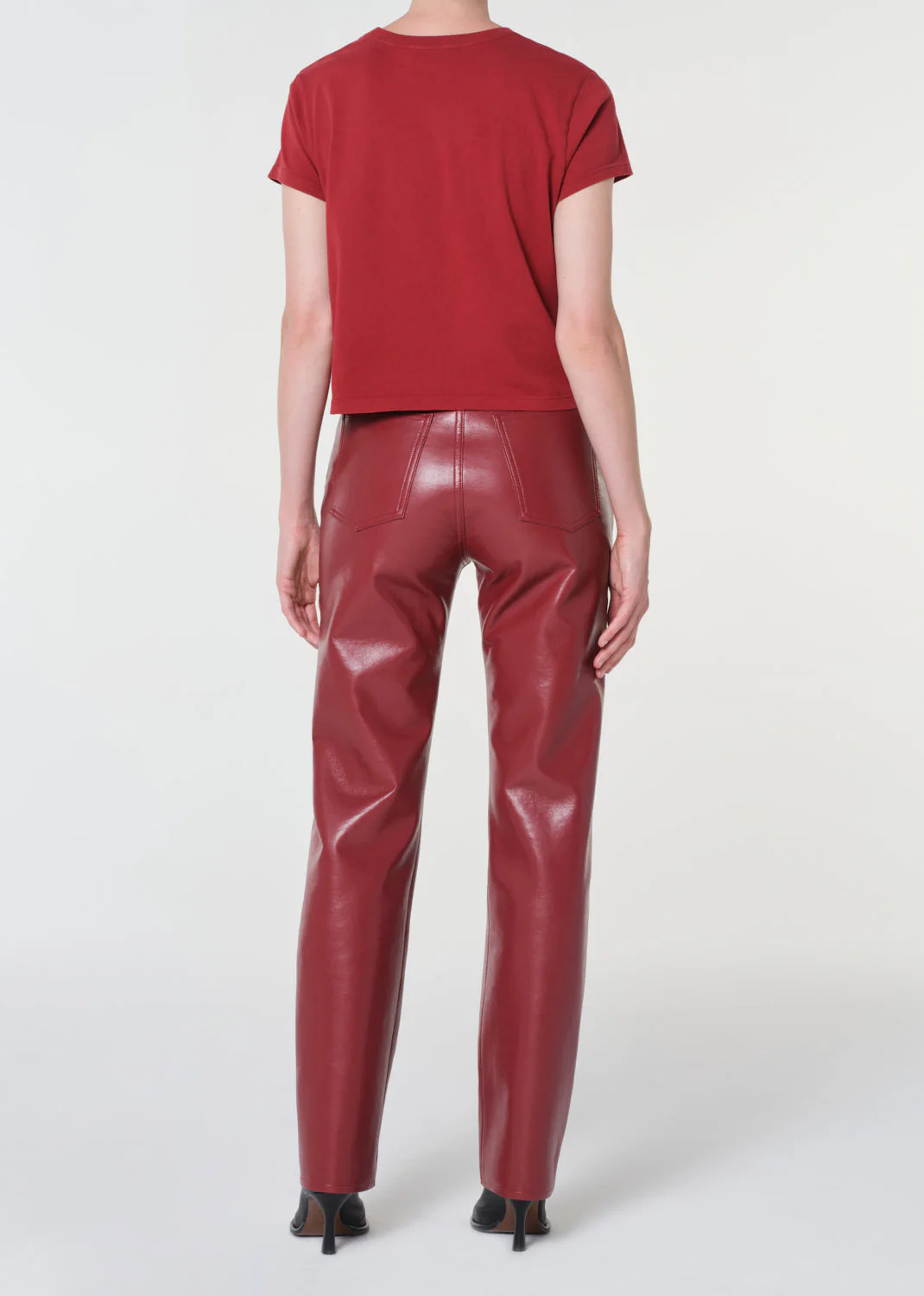 AGOLDE 90's Pinch Waist Long Pants - Brick - Image 4
