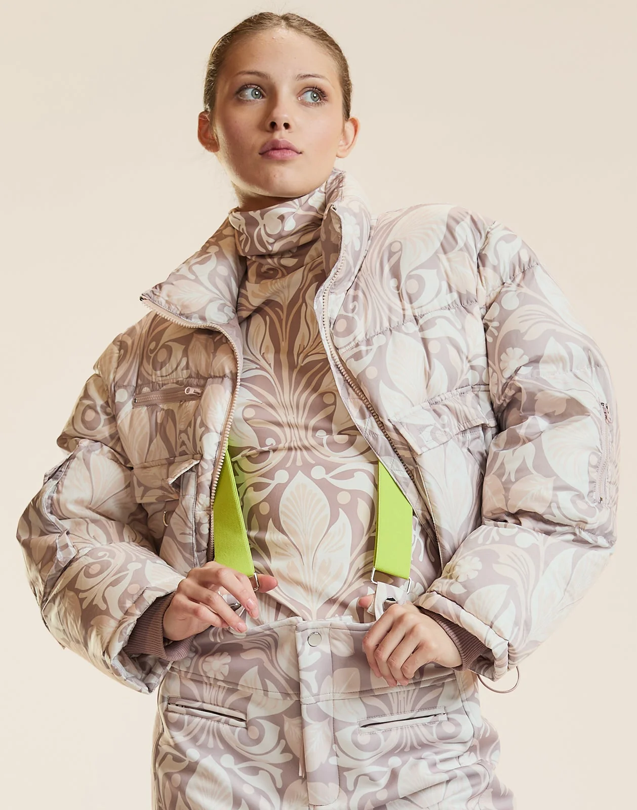 Cynthia Rowley Art Nouveau Puffer Jacket - TPMUL - Image 2