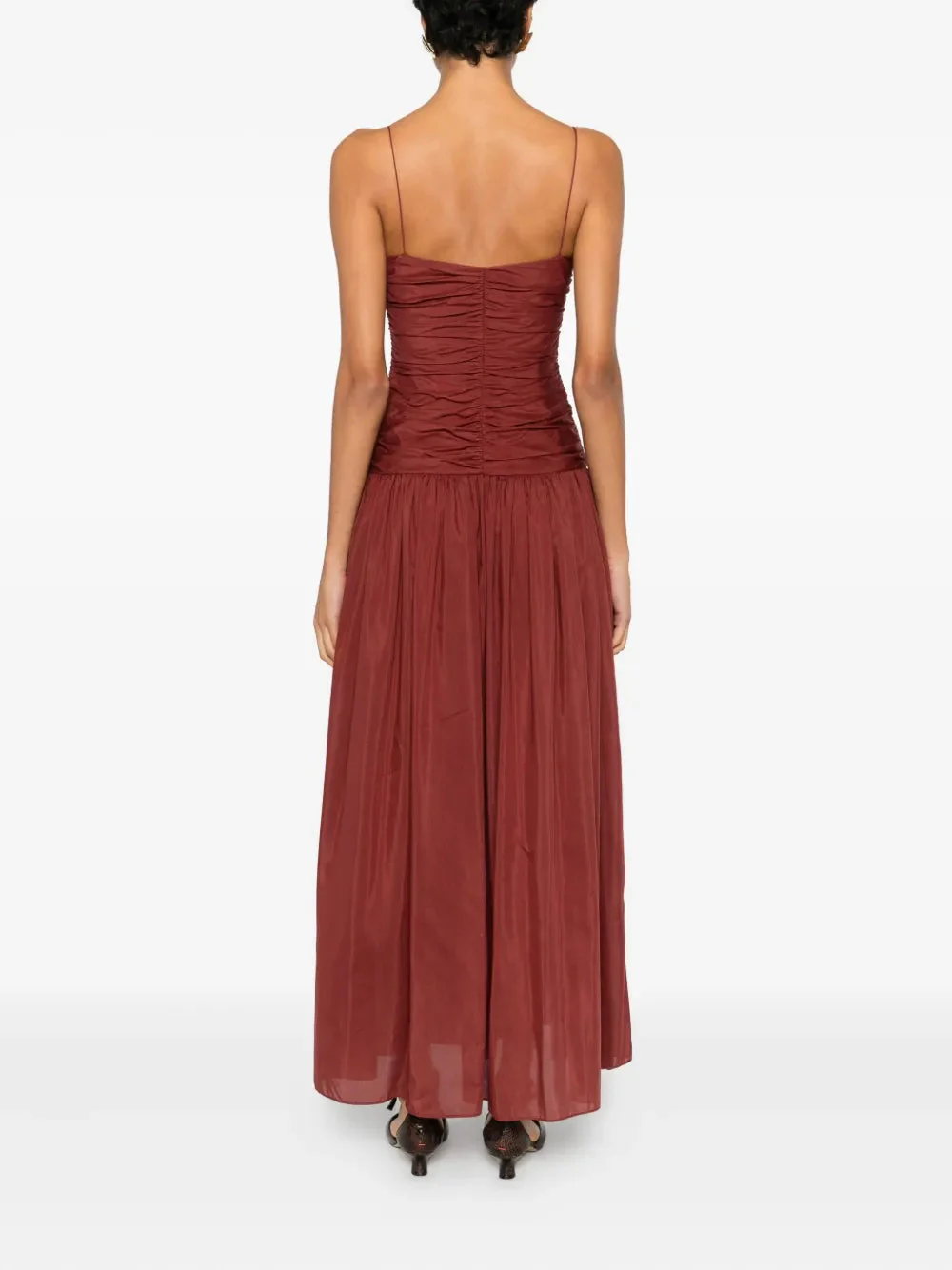 Matteau Gathered Drop Waist Dress - Maroc - Image 4
