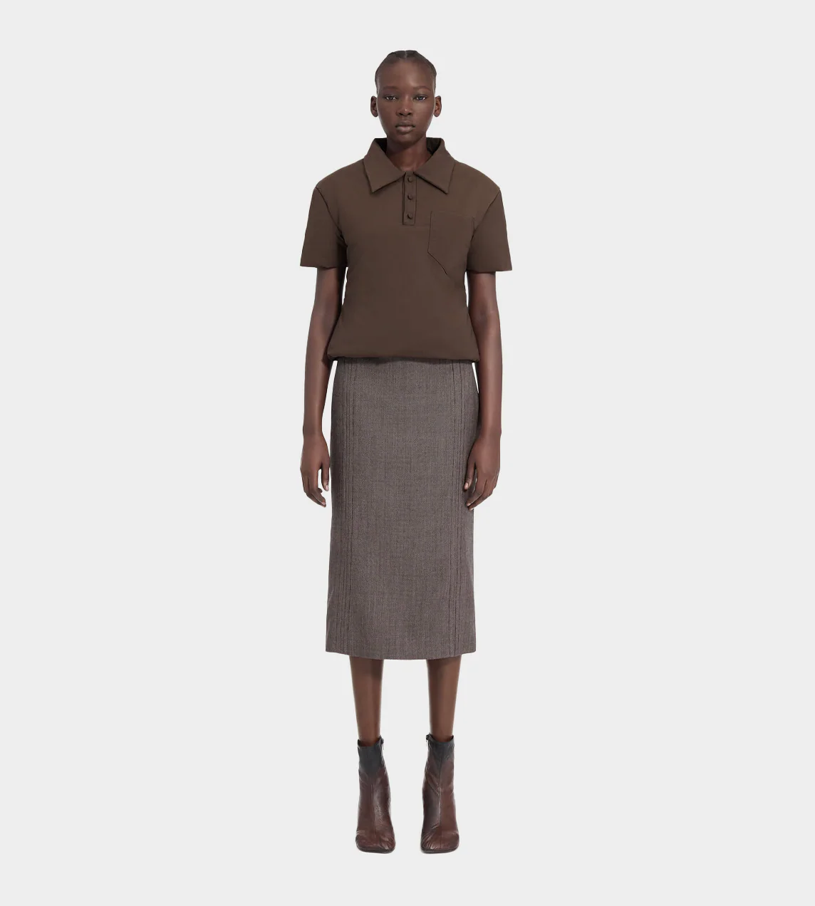 MM6 Maison Margiela Padded Polo Top - Image 2