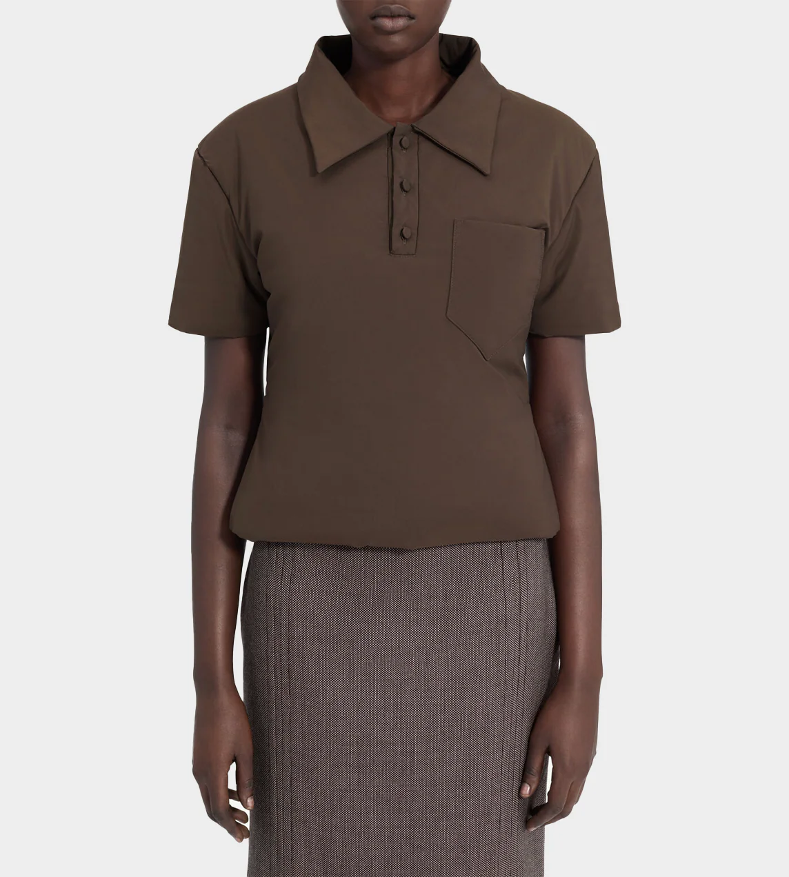 MM6 Maison Margiela Padded Polo Top - Image 3