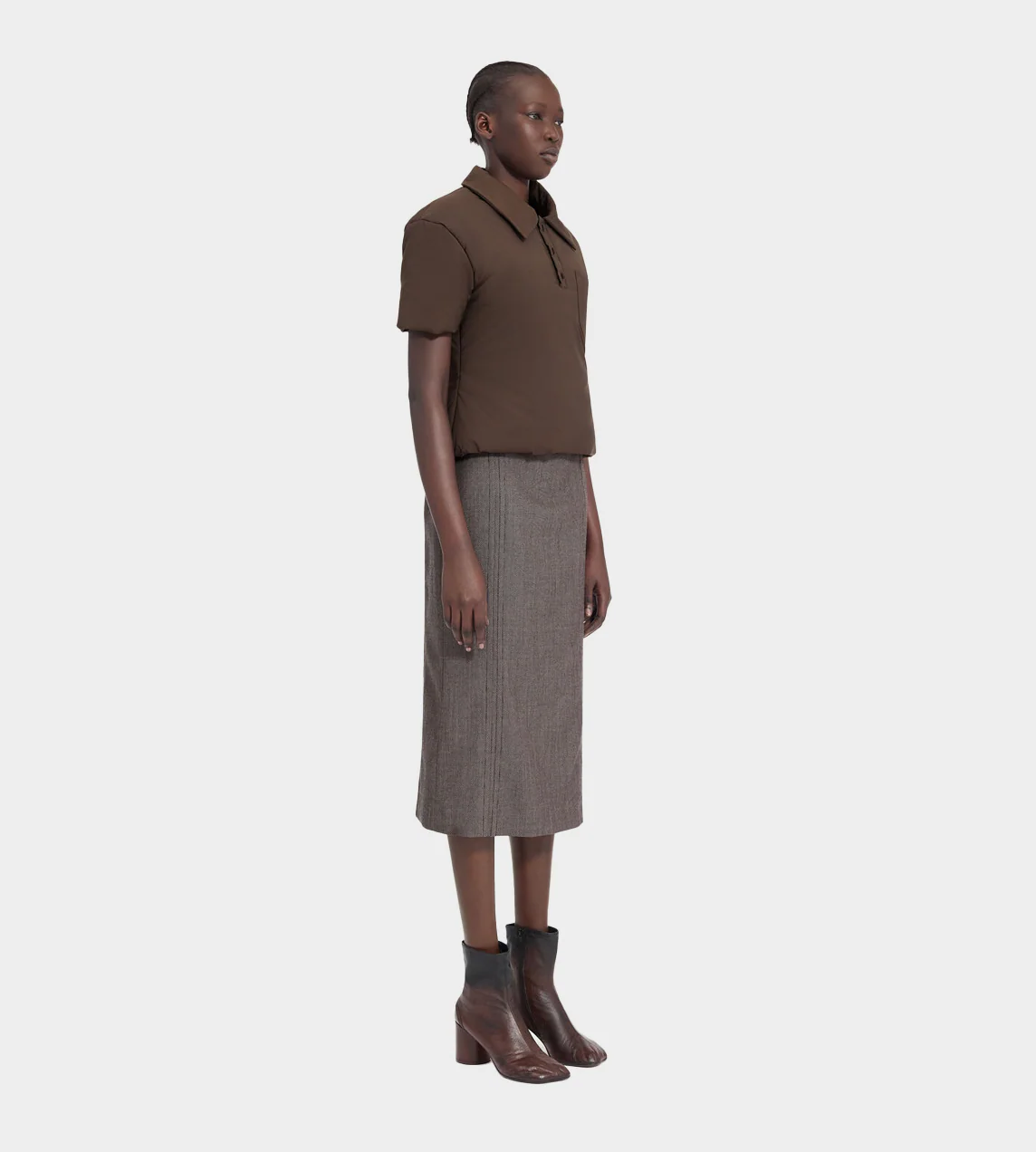 MM6 Maison Margiela Padded Polo Top - Image 4
