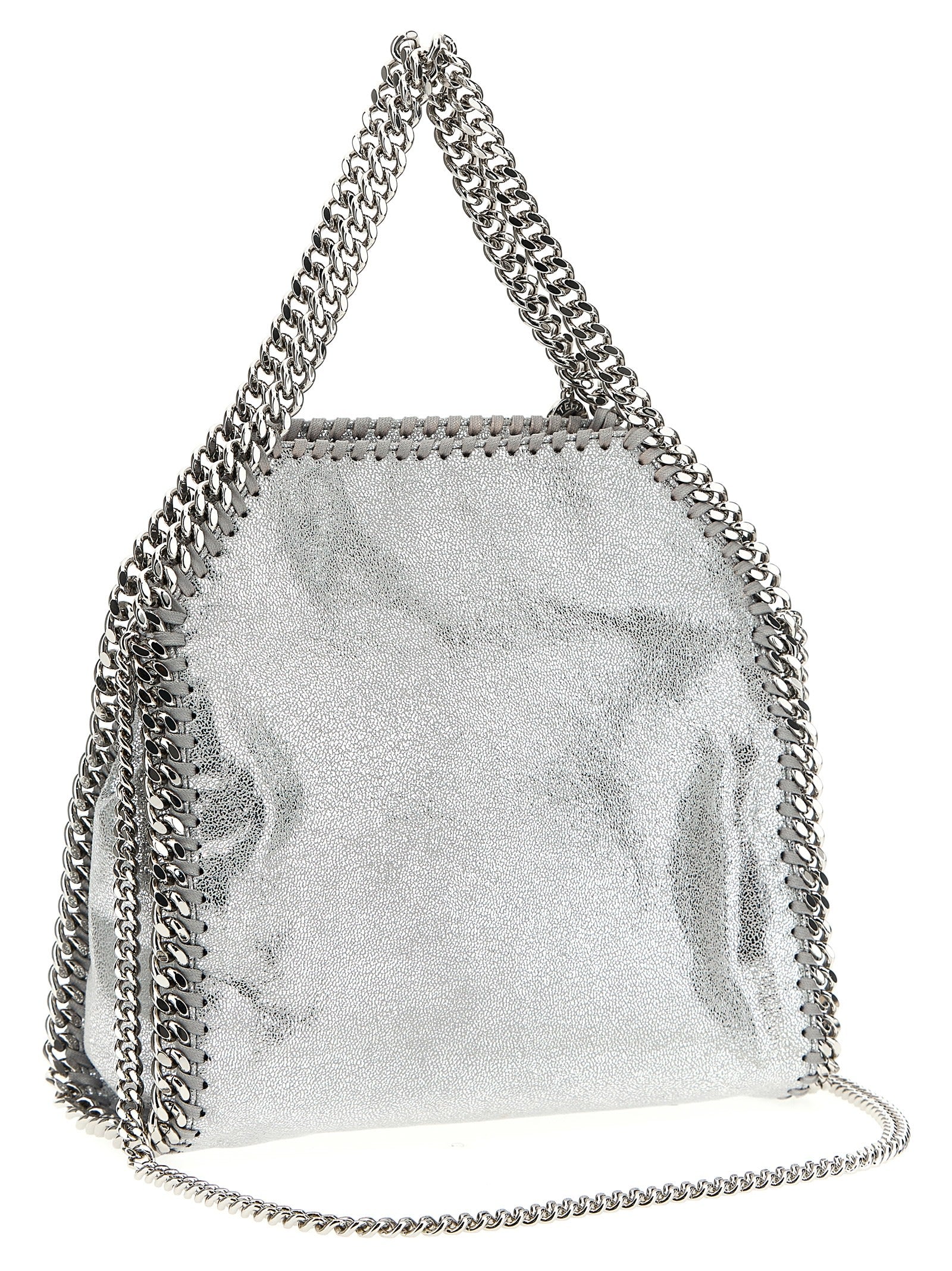 STELLA MCCARTNEY Falabella Mini Handbag - Silver - Image 2