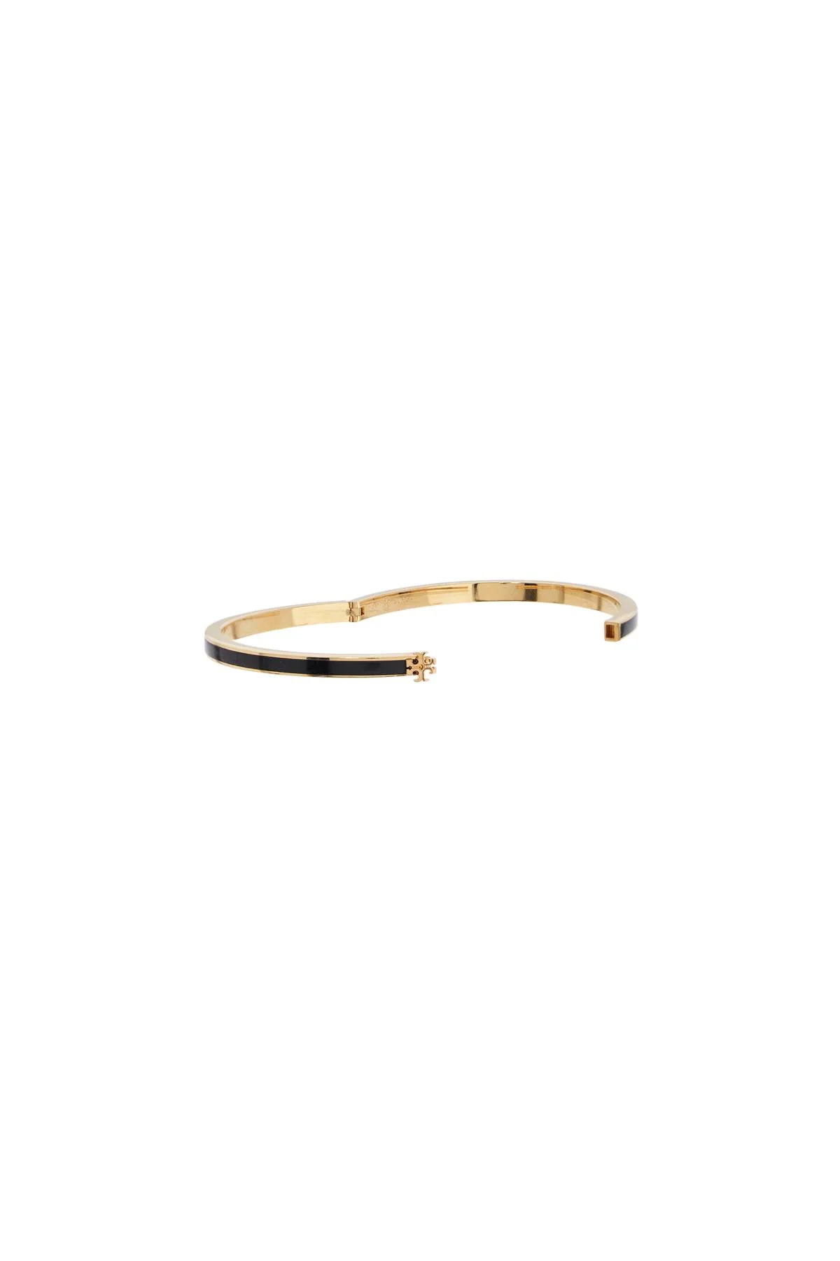 Tory Burch Thin Kira Bracelet - Tory Gold / Black - Image 2