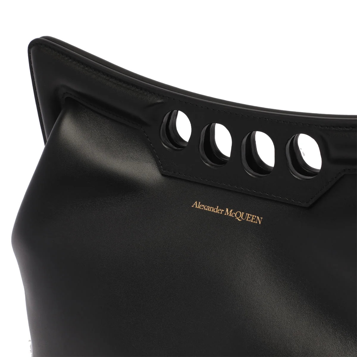 Alexander McQueen The Peak Bag Shoulder Bag - Black - Image 4