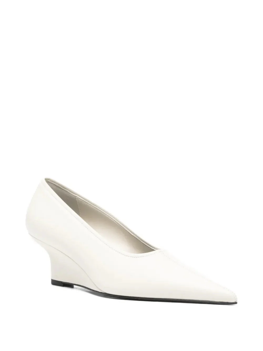 Totême Sharp Nappa Wedge Pumps - Image 2