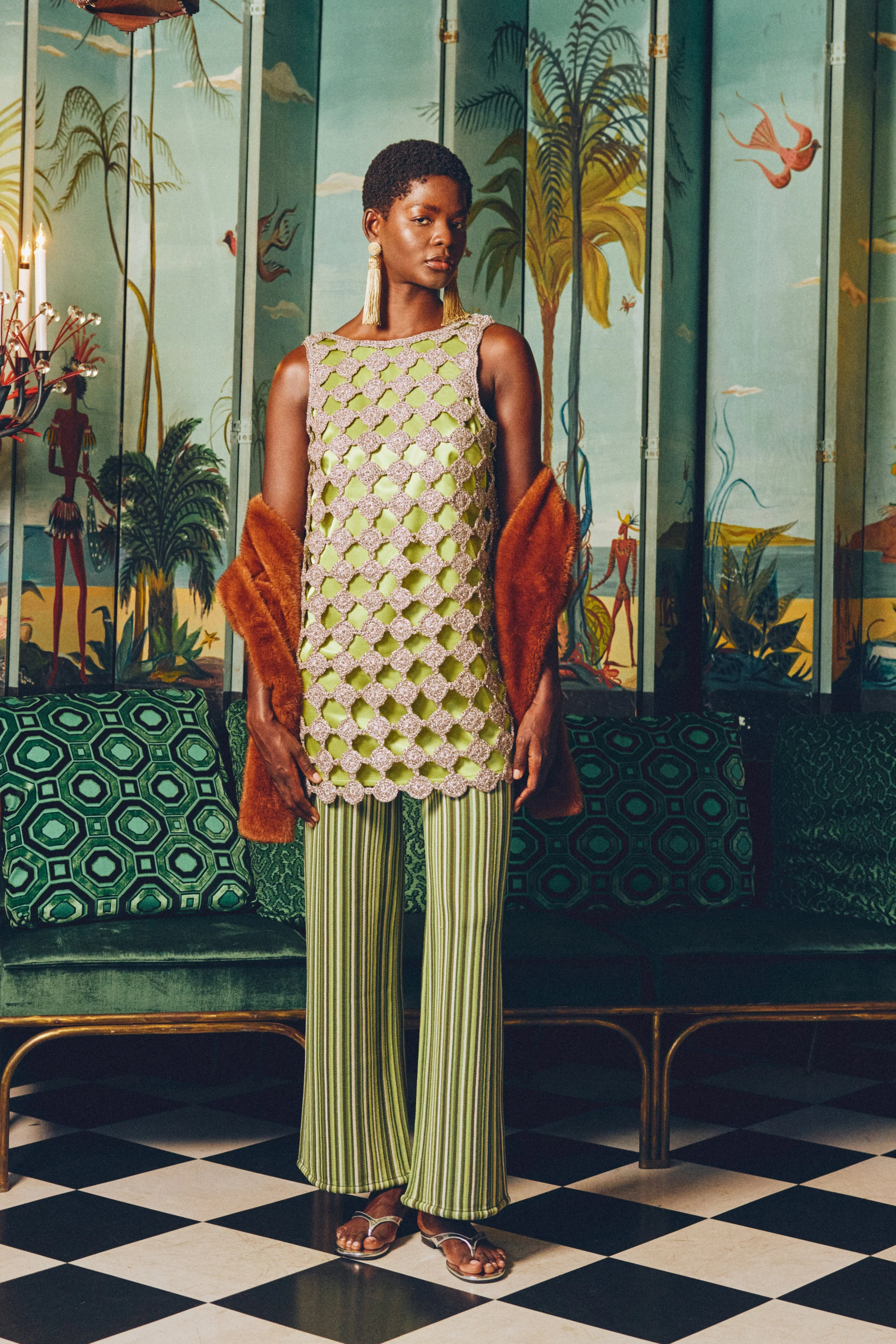 Simon Miller Jabber Knit Pant - Landscape Multi Stripe - Image 5
