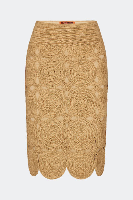 Simon Miller Beep Beep Midi Skirt - Natural - Image 2