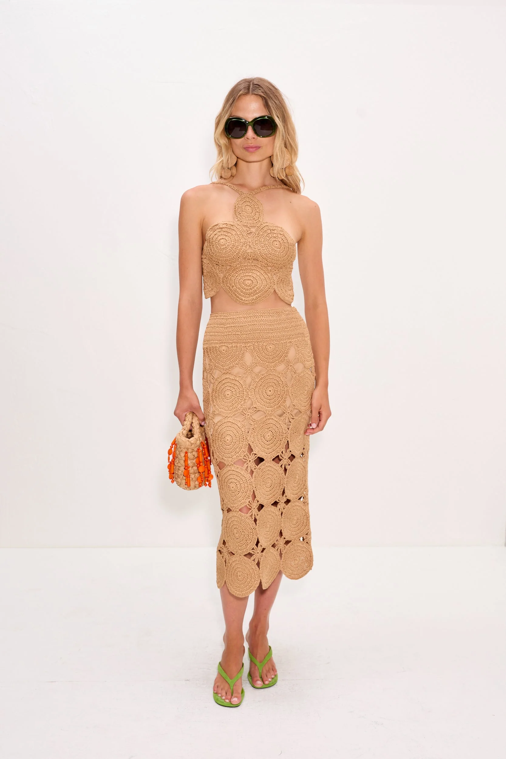 Simon Miller Beep Beep Midi Skirt - Natural - Image 3