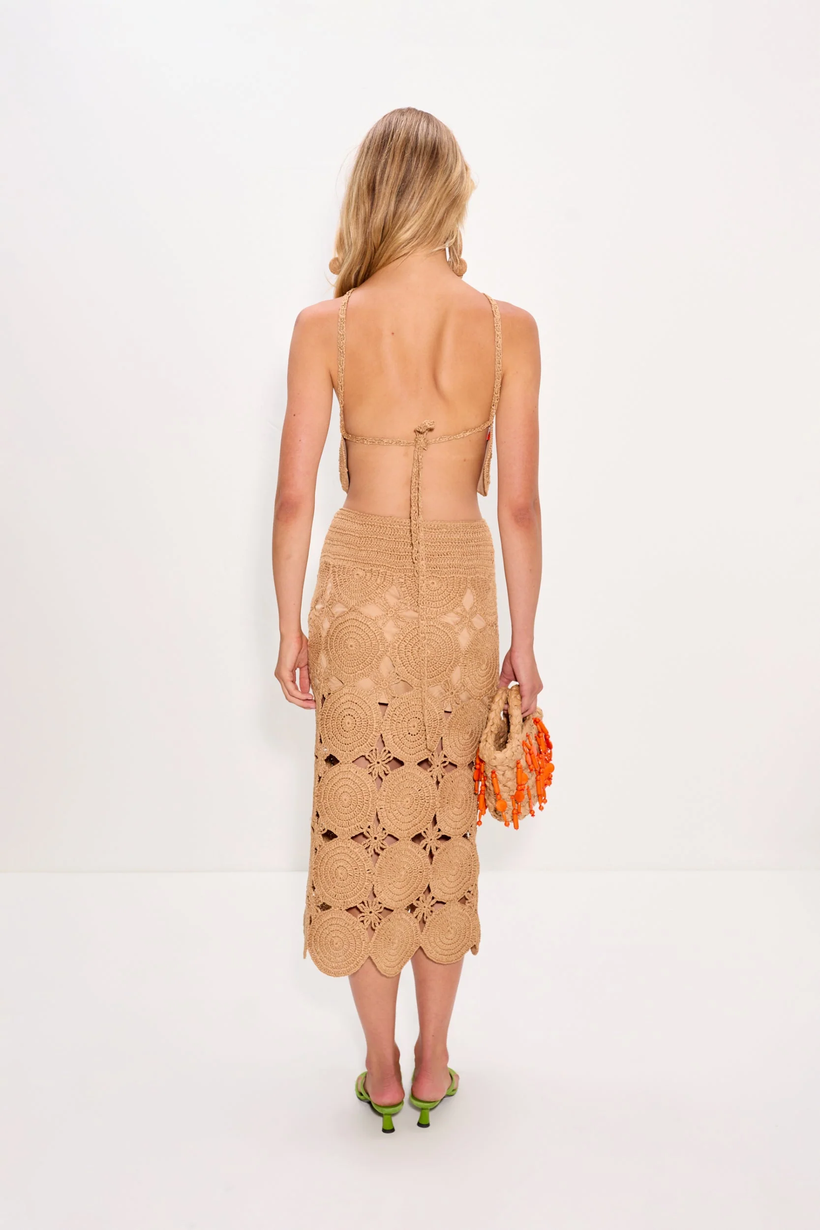 Simon Miller Beep Beep Midi Skirt - Natural - Image 5